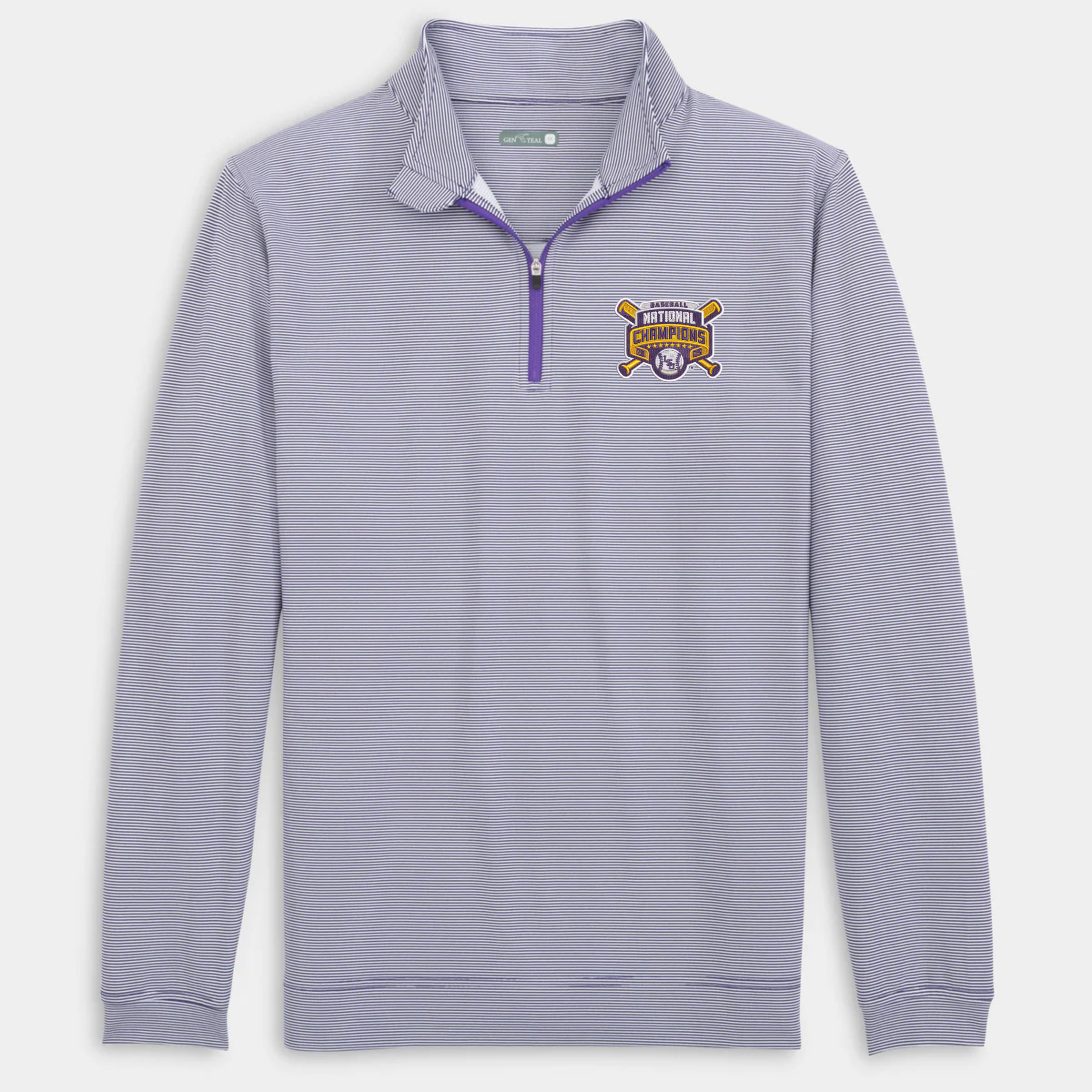 LSU National Championship Pinstripe Venture Performance Quarter-Zip
