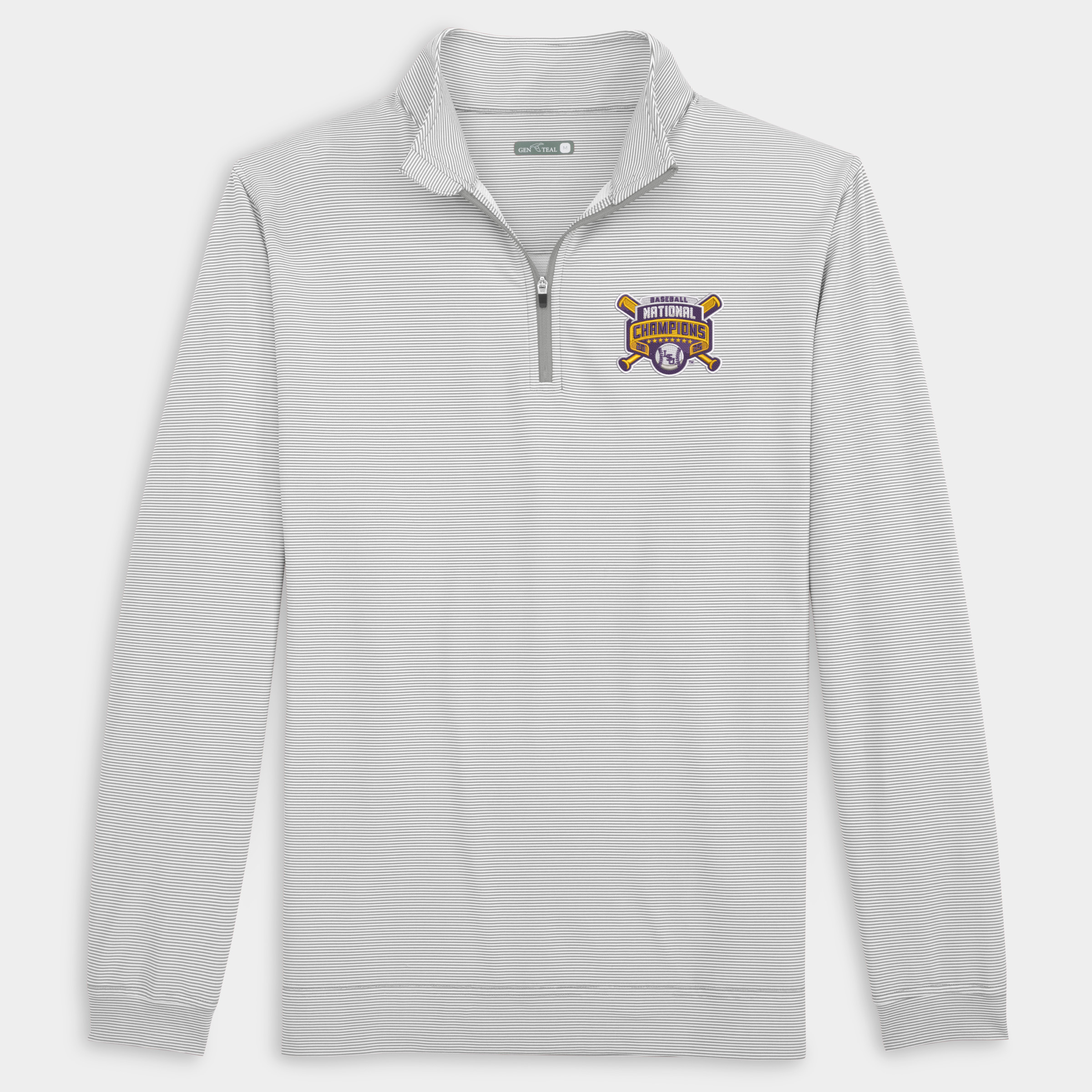 LSU National Championship Pinstripe Venture Performance Quarter-Zip