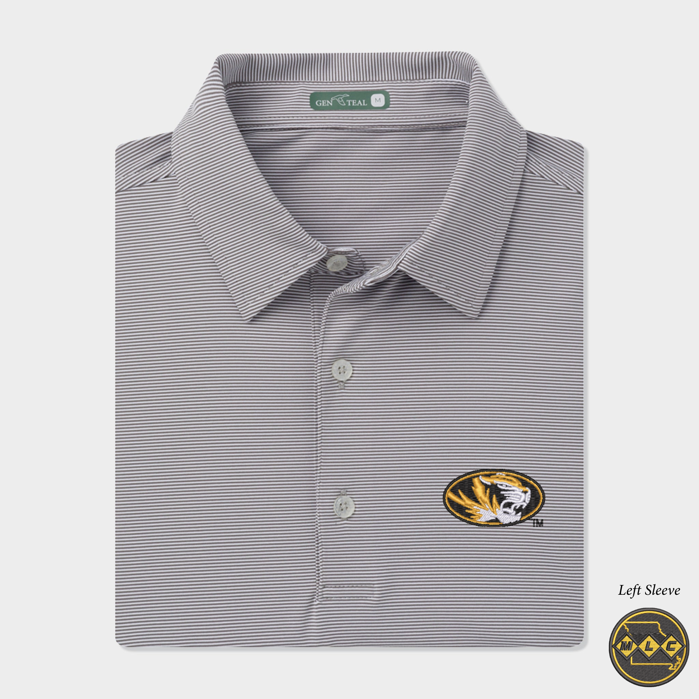 MLC Missouri Pinstripe Performance Polo