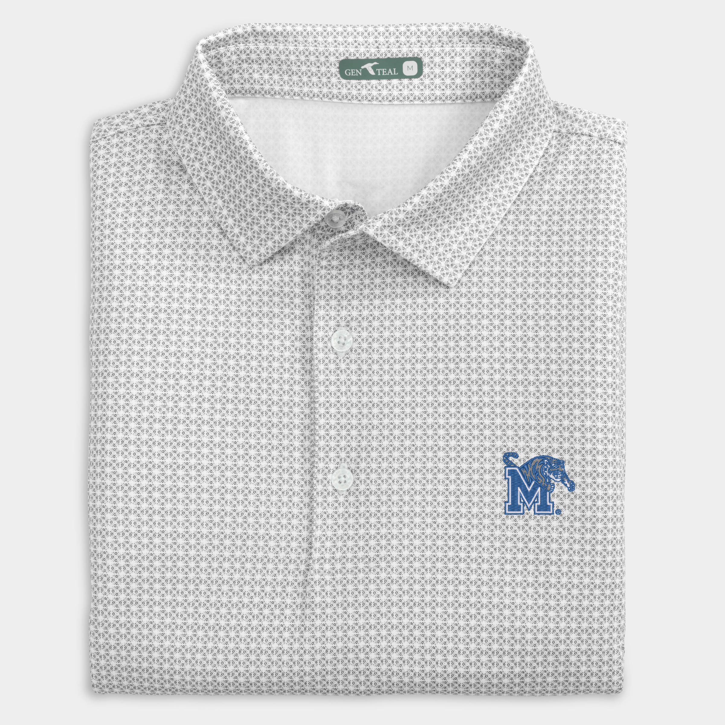 Memphis Tile Printed Performance Polo
