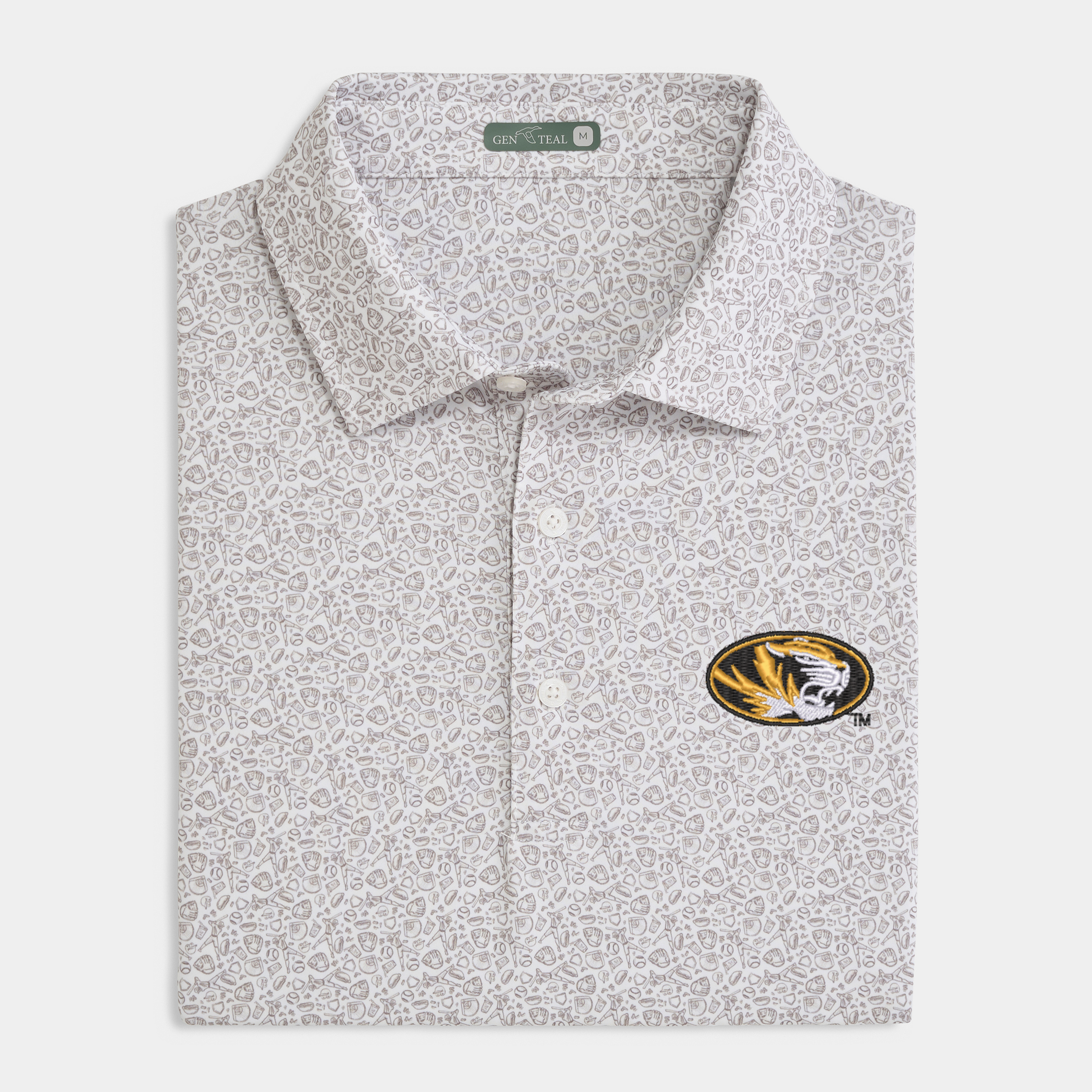 Missouri Fastball Printed Performance Polo