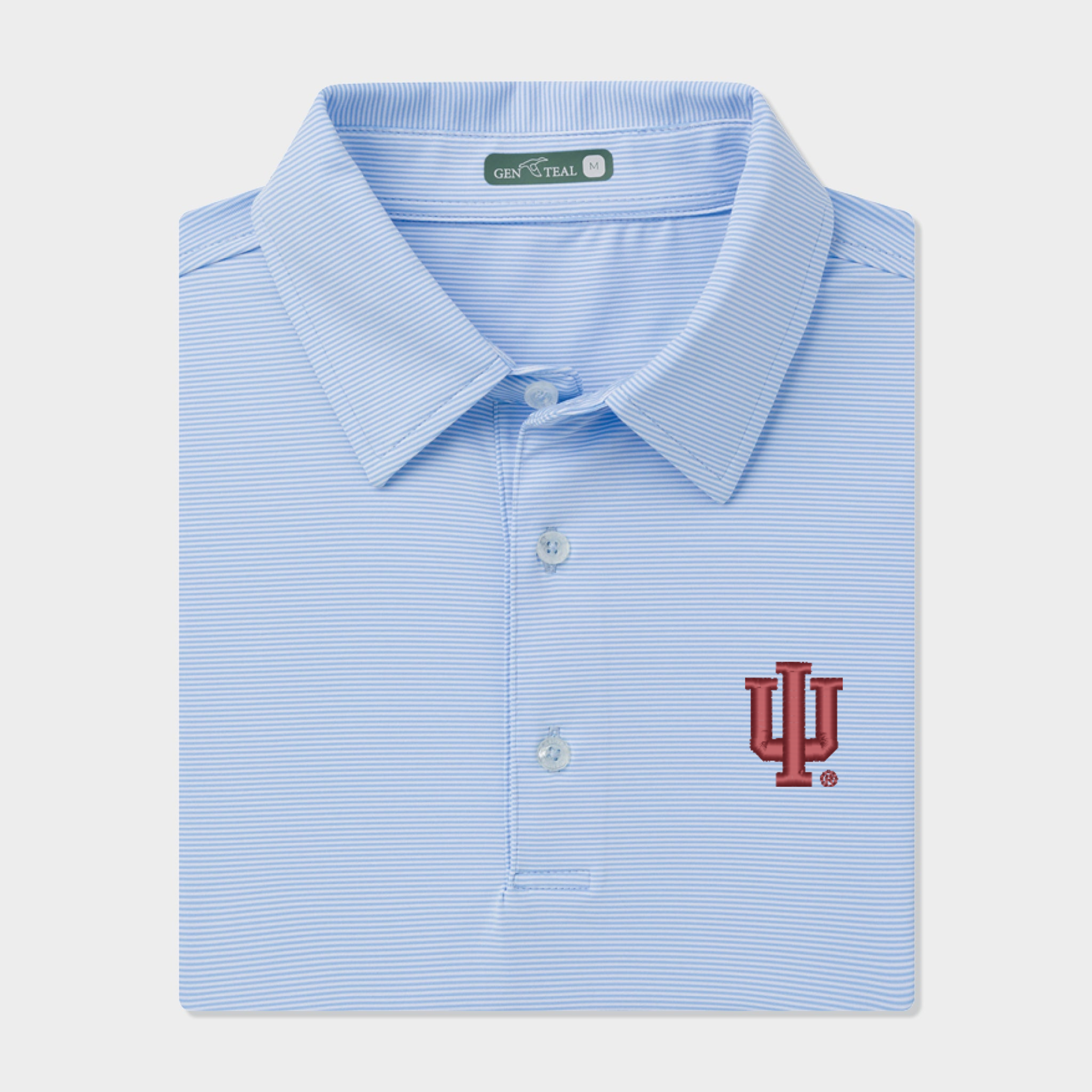 Indiana Pinstripe Performance Polo