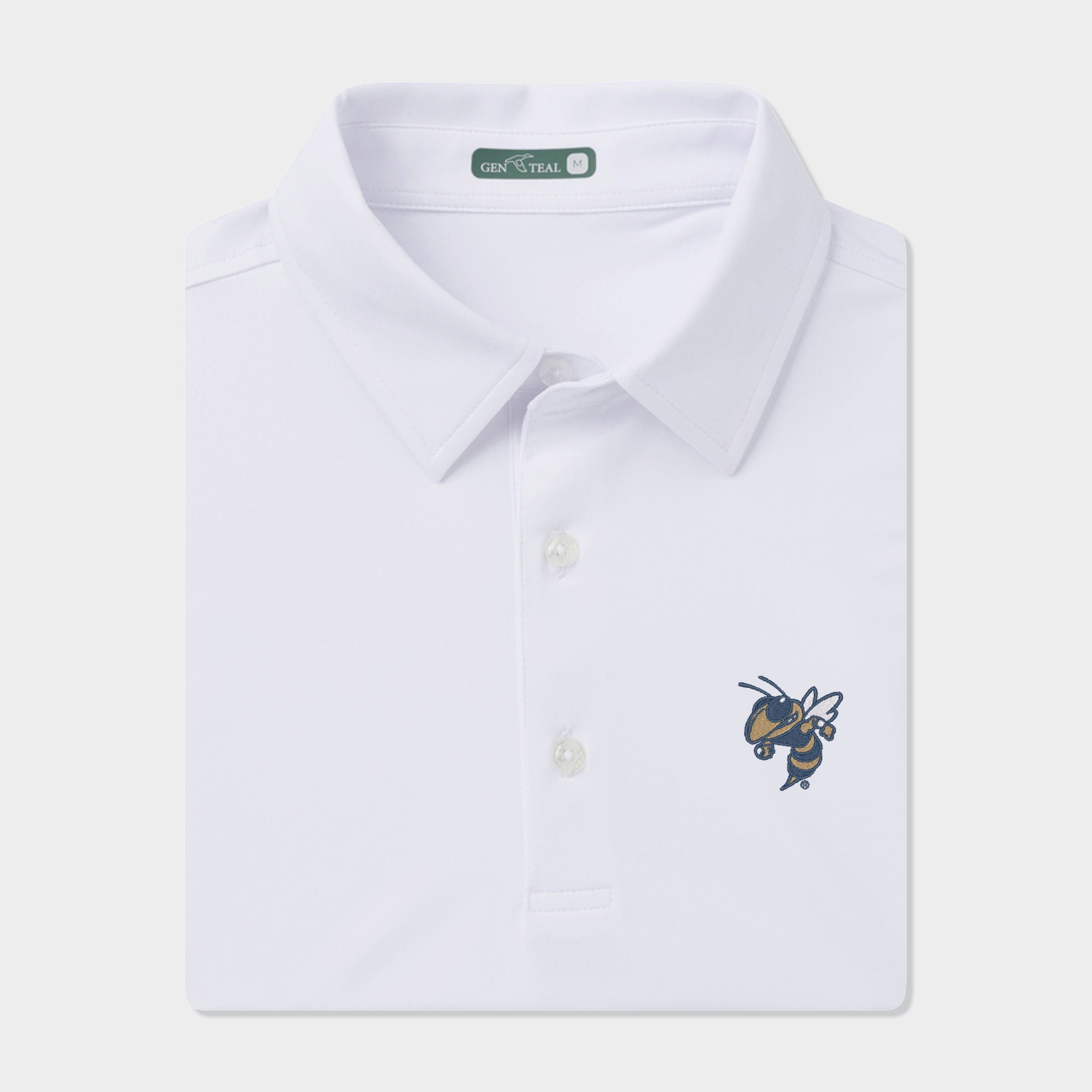 Georgia Tech Yellowjackets Solid Performance Polo