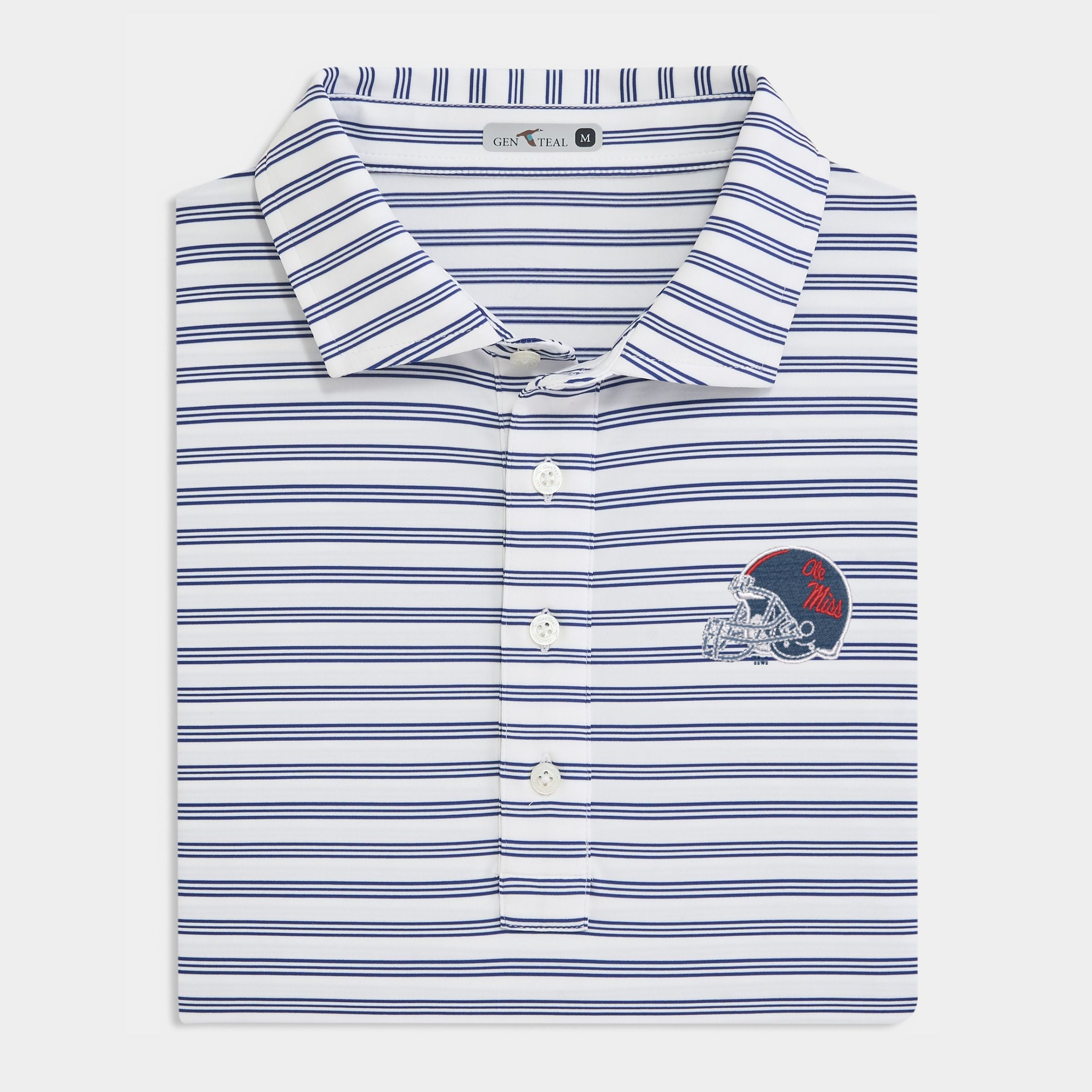 Ole Miss Helmet Rush Performance Polo