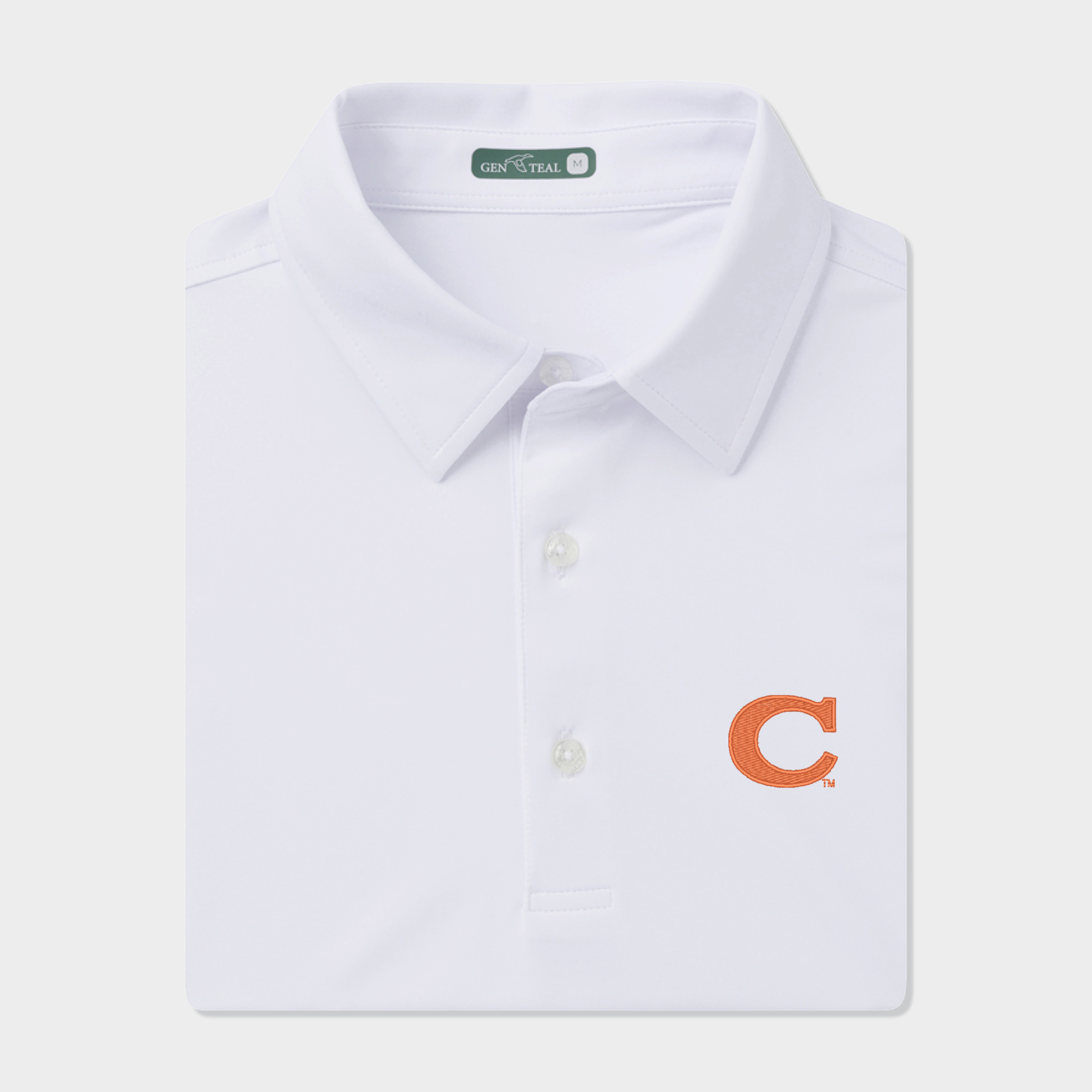 Clemson Vault C Solid Performance Polo
