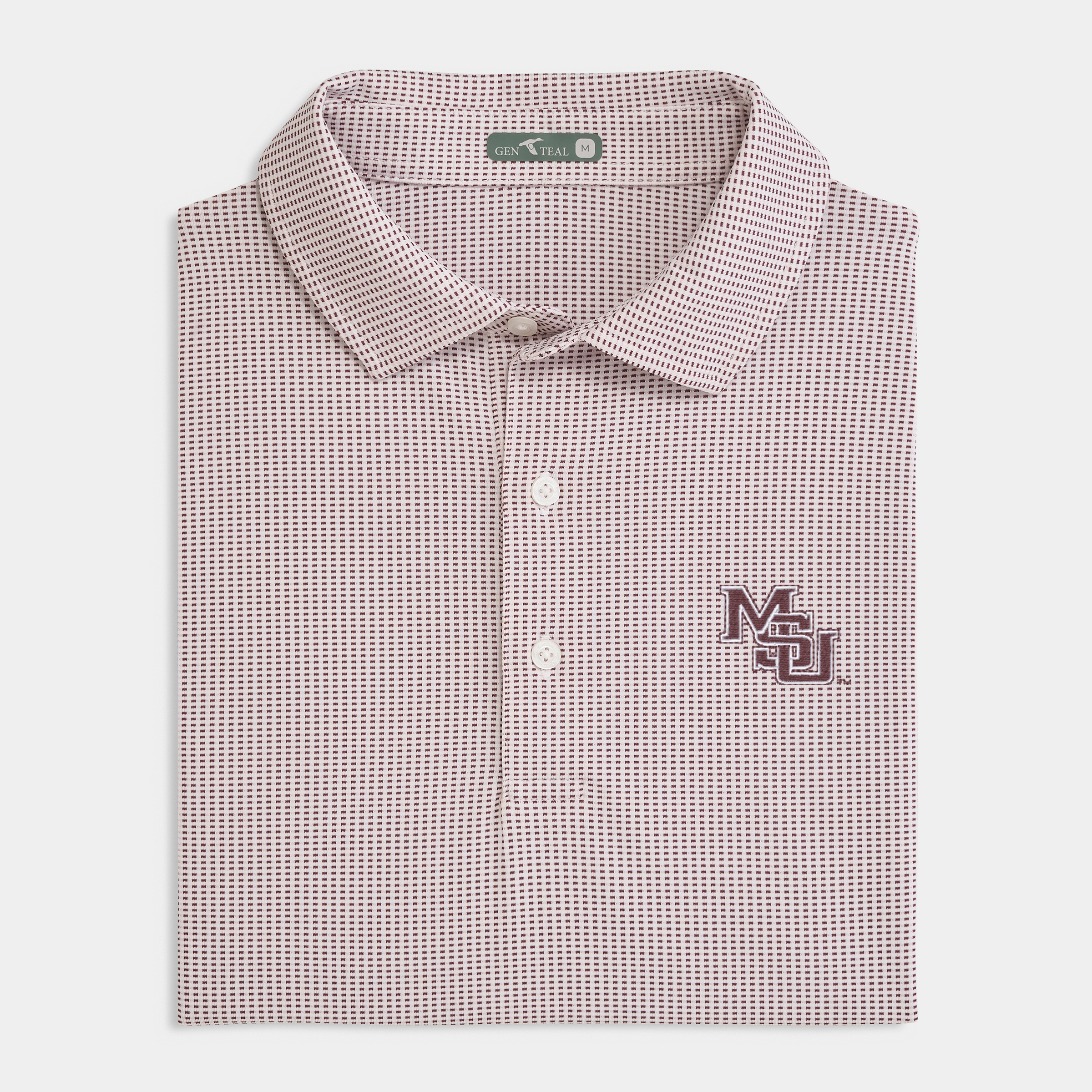 Mississippi State Vault Jacquard Performance Polo