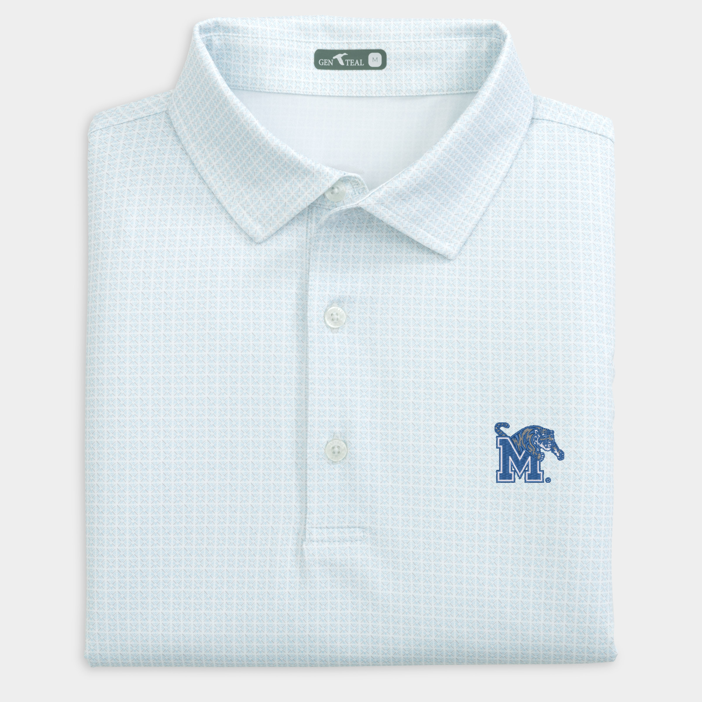 Memphis Tile Printed Performance Polo