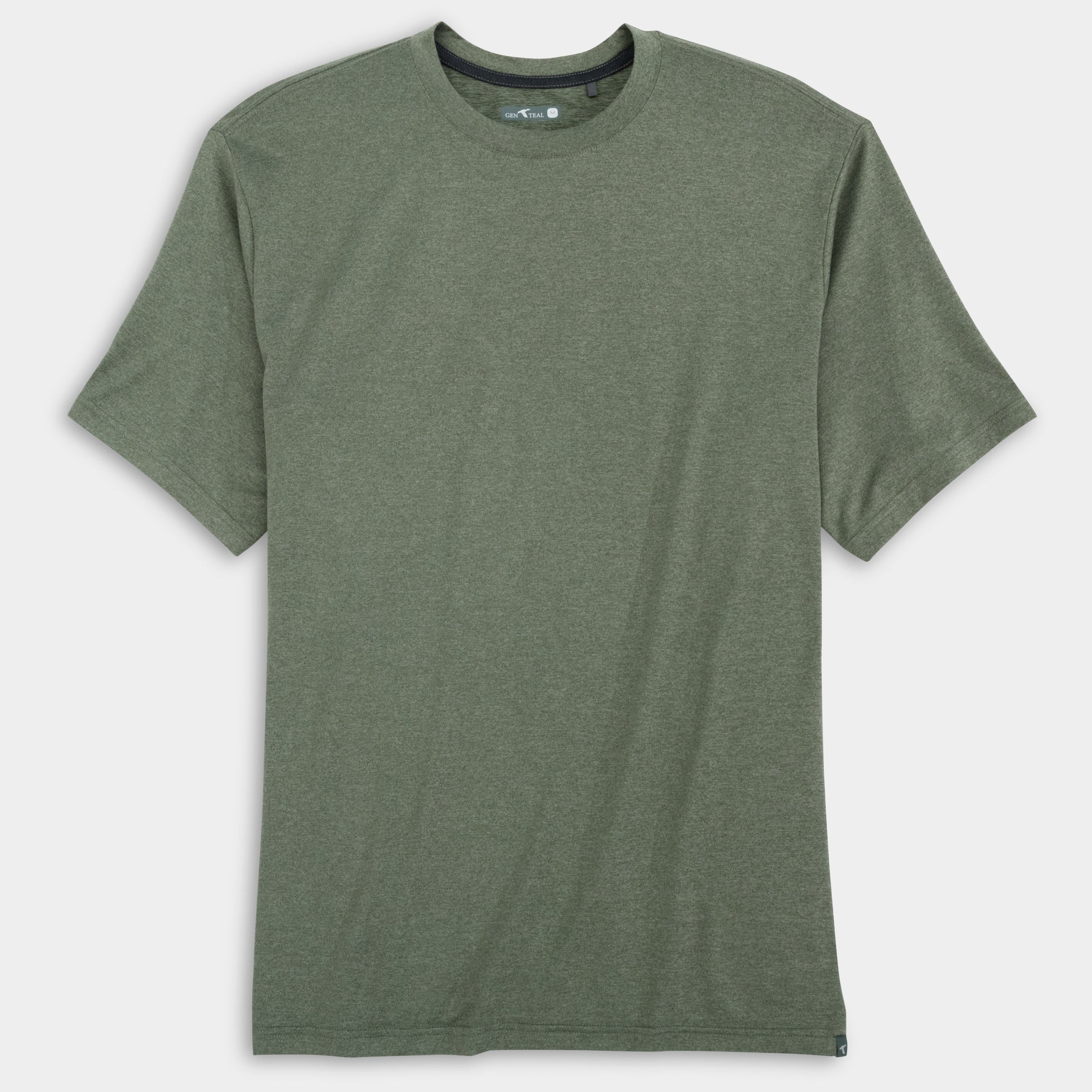 Heathered Short Sleeve T-Shirt-GenTeal Apparel