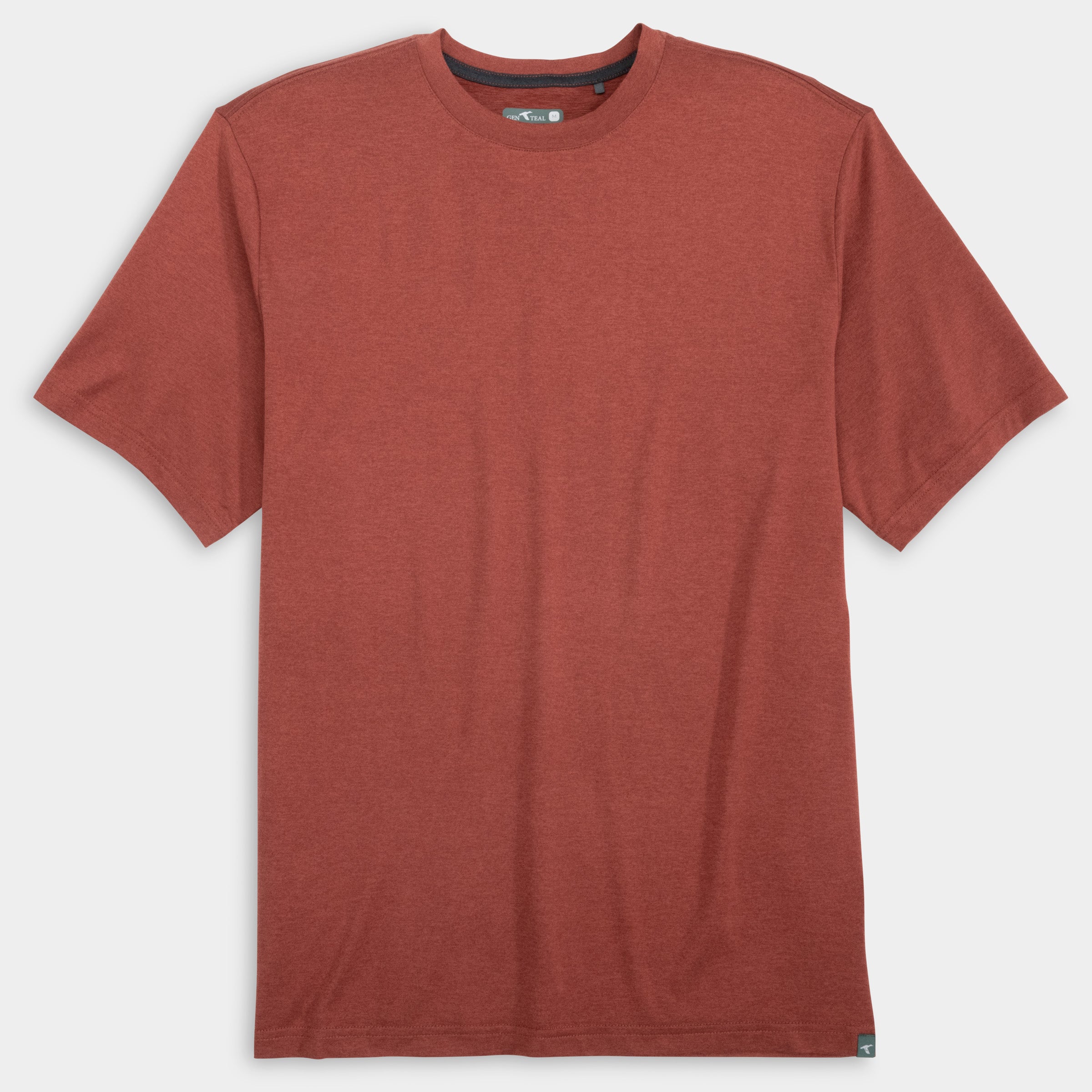 Heathered Short Sleeve T-Shirt-GenTeal Apparel