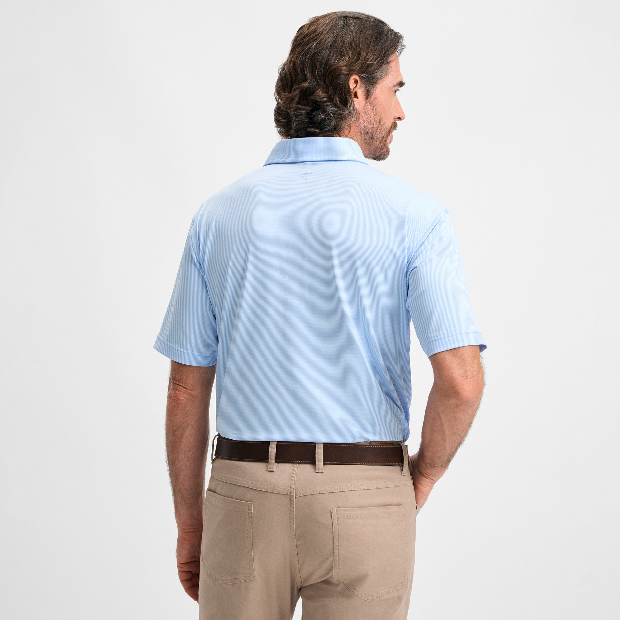 Club Pinstripe Performance Polo