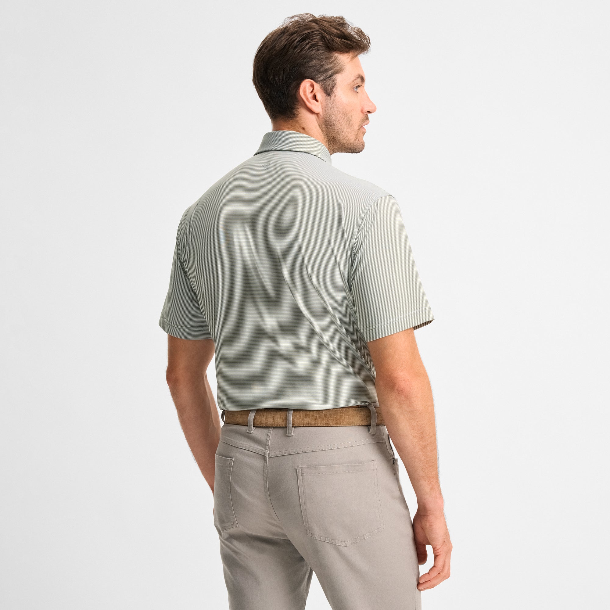 Club Pinstripe Performance Polo