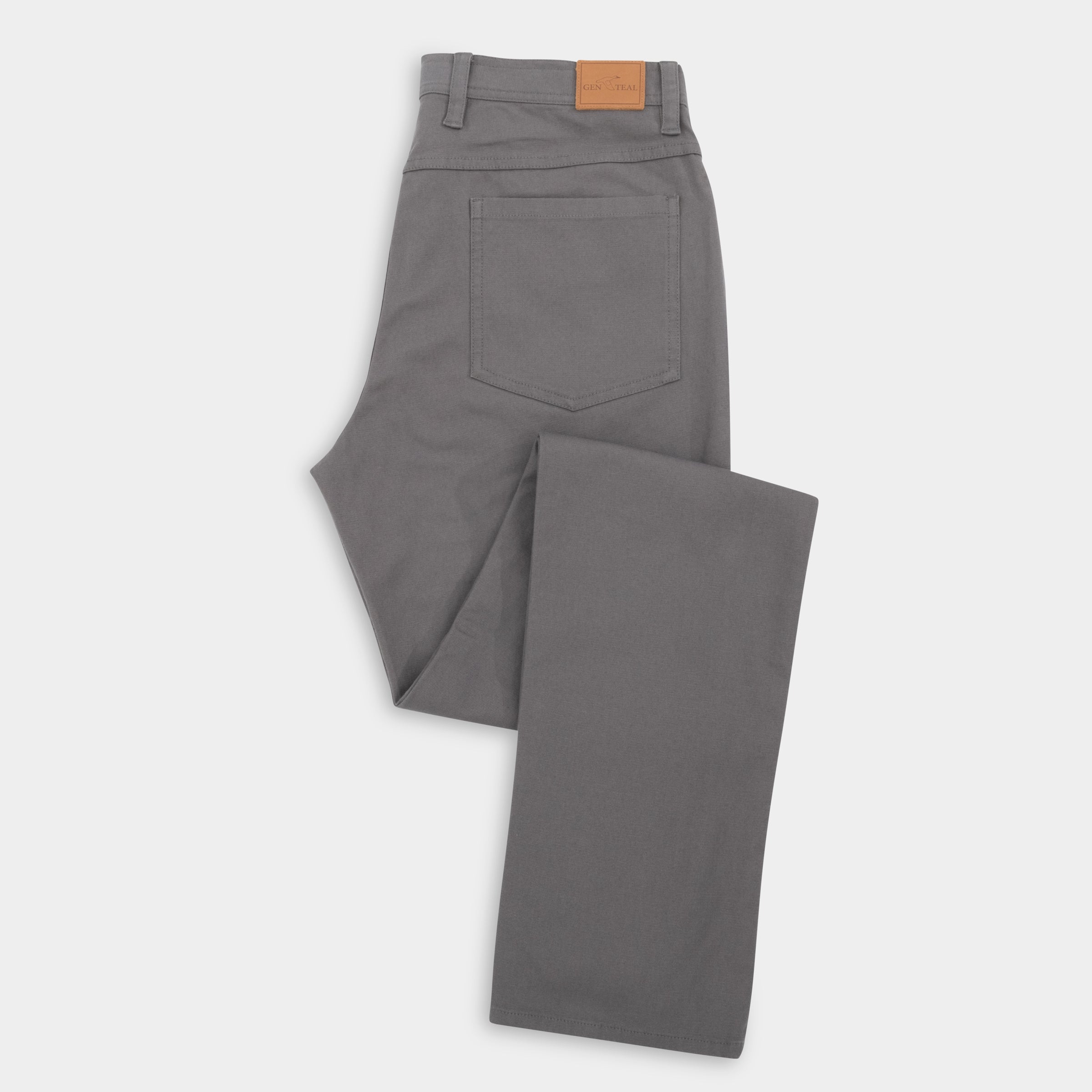 Charcoal Billings Five-Pocket Pant-GenTeal Apparel