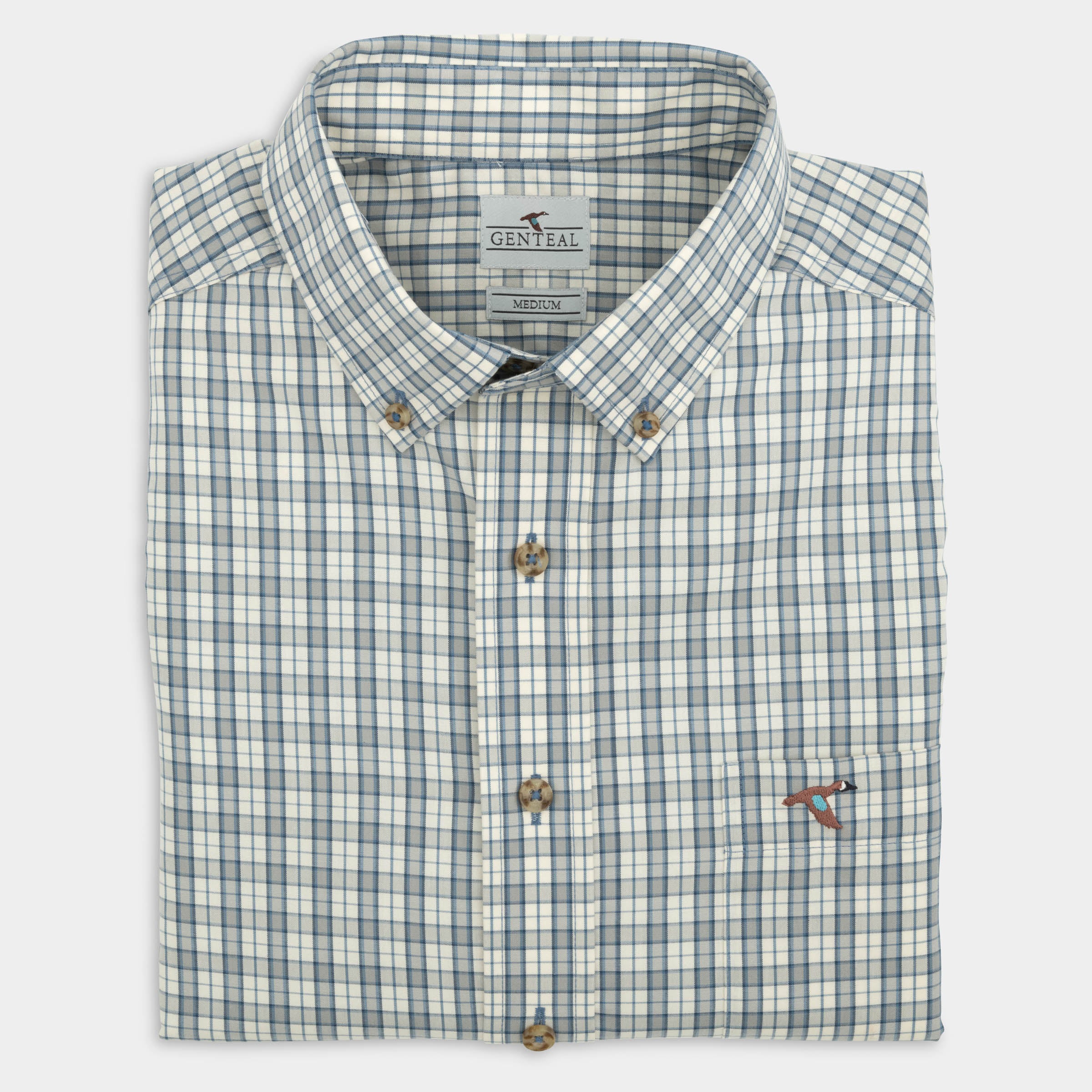 Bozeman Cotton Sport Shirt-GenTeal Apparel