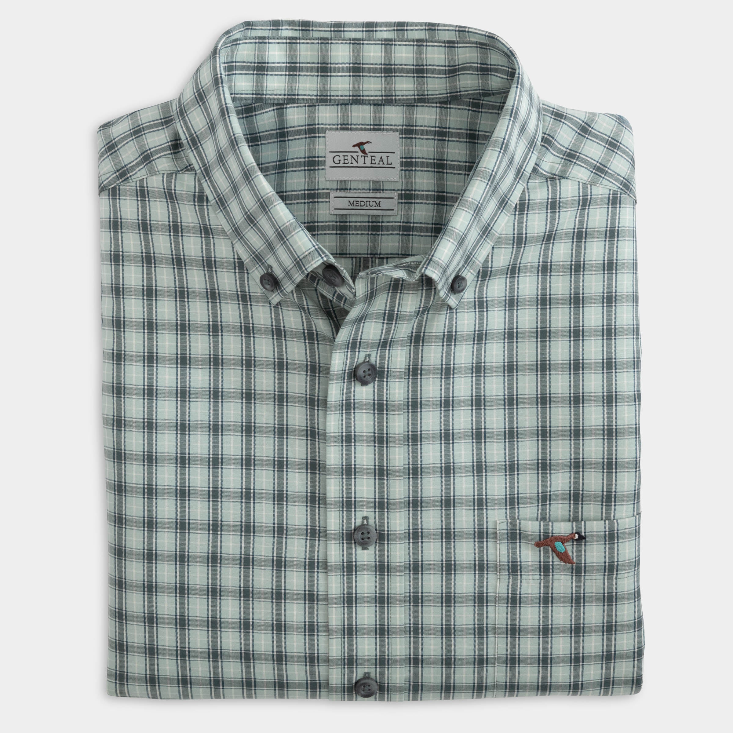 Bozeman Cotton Sport Shirt-GenTeal Apparel