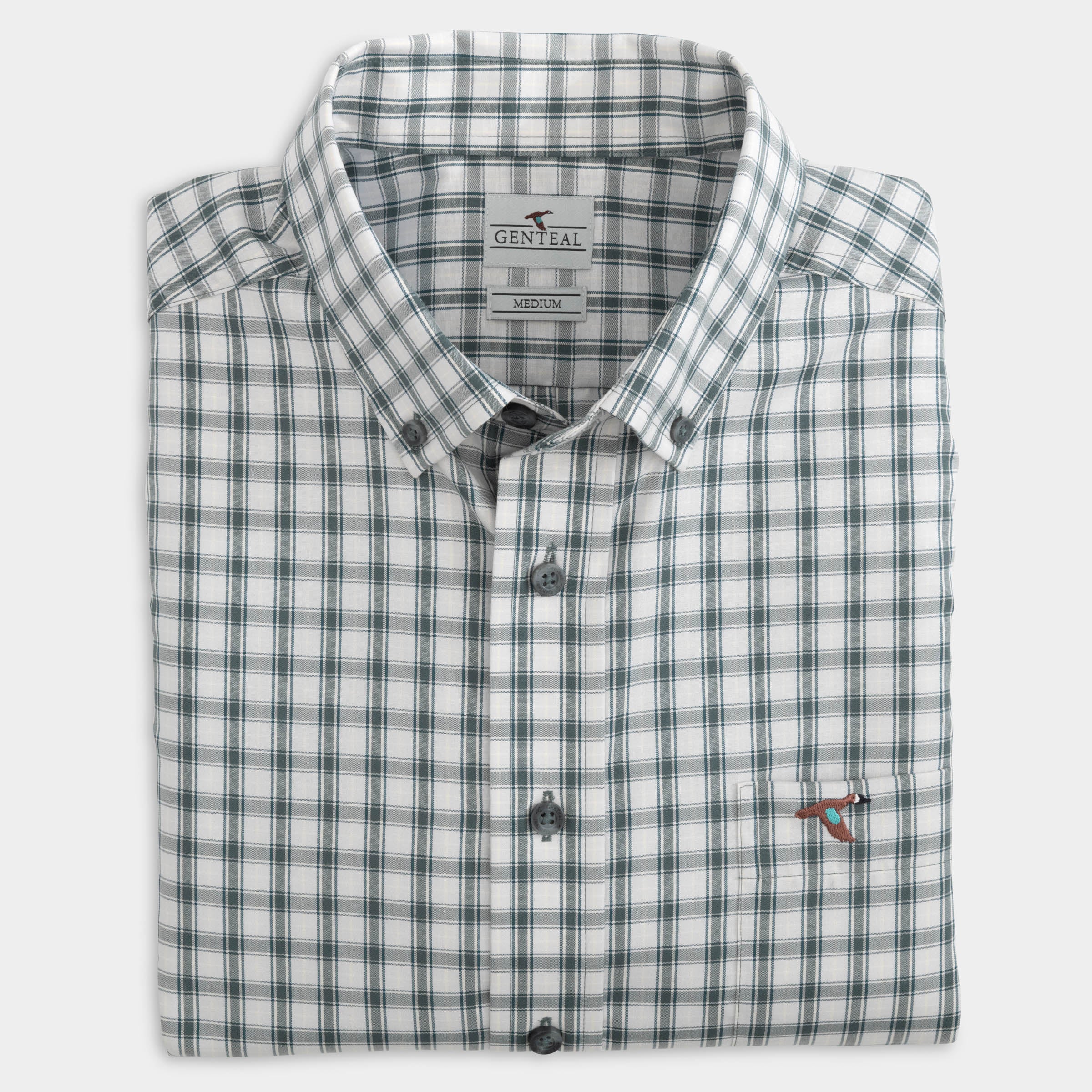 Bozeman Cotton Sport Shirt-GenTeal Apparel