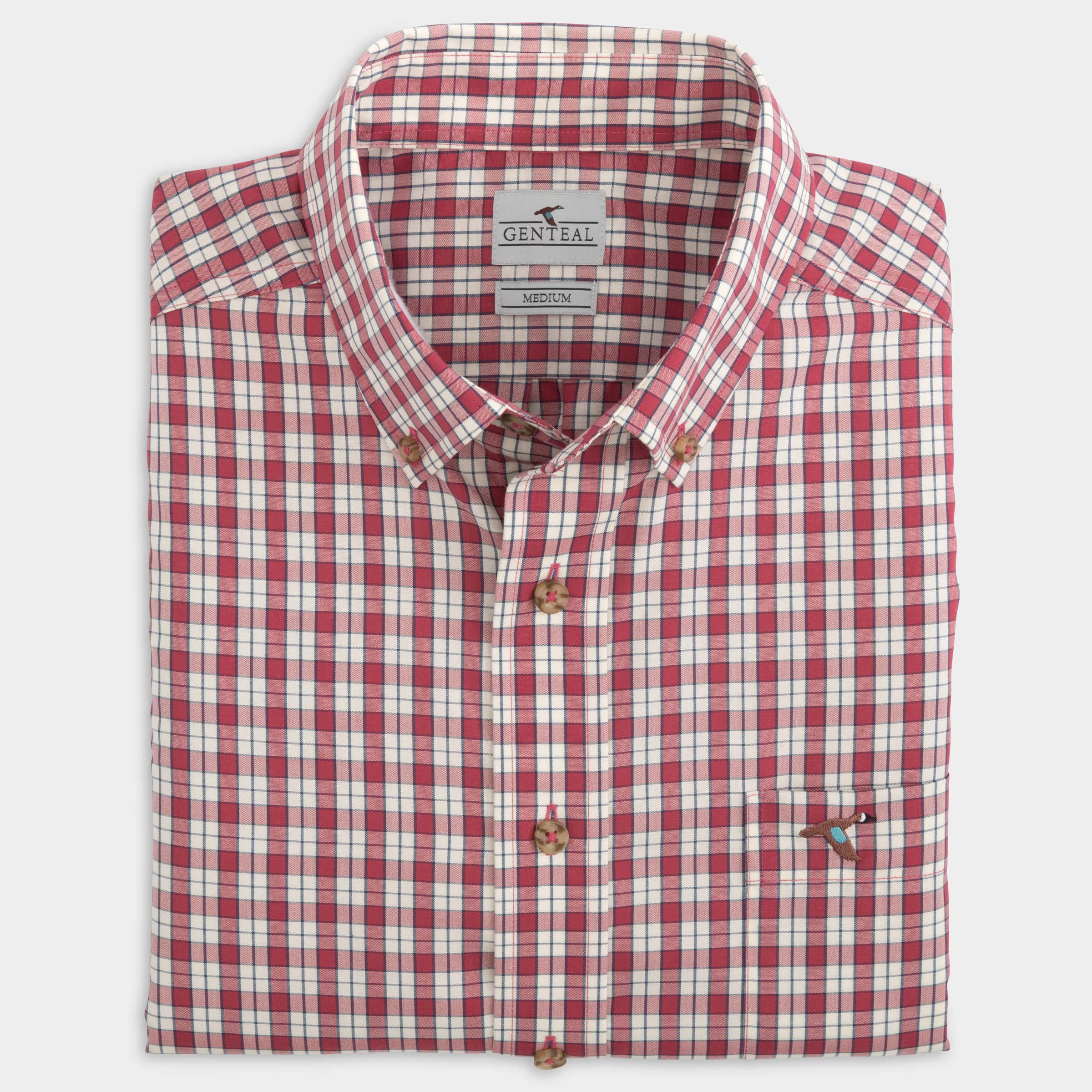 Bozeman Cotton Sport Shirt-GenTeal Apparel