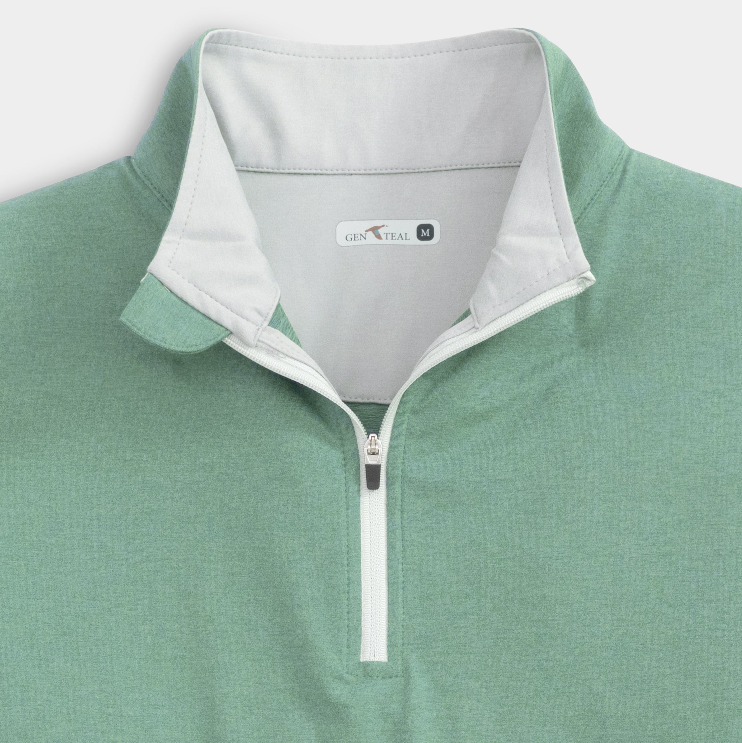 Collegiate Heathered Venture Performance Quarter-Zip-GenTeal Apparel