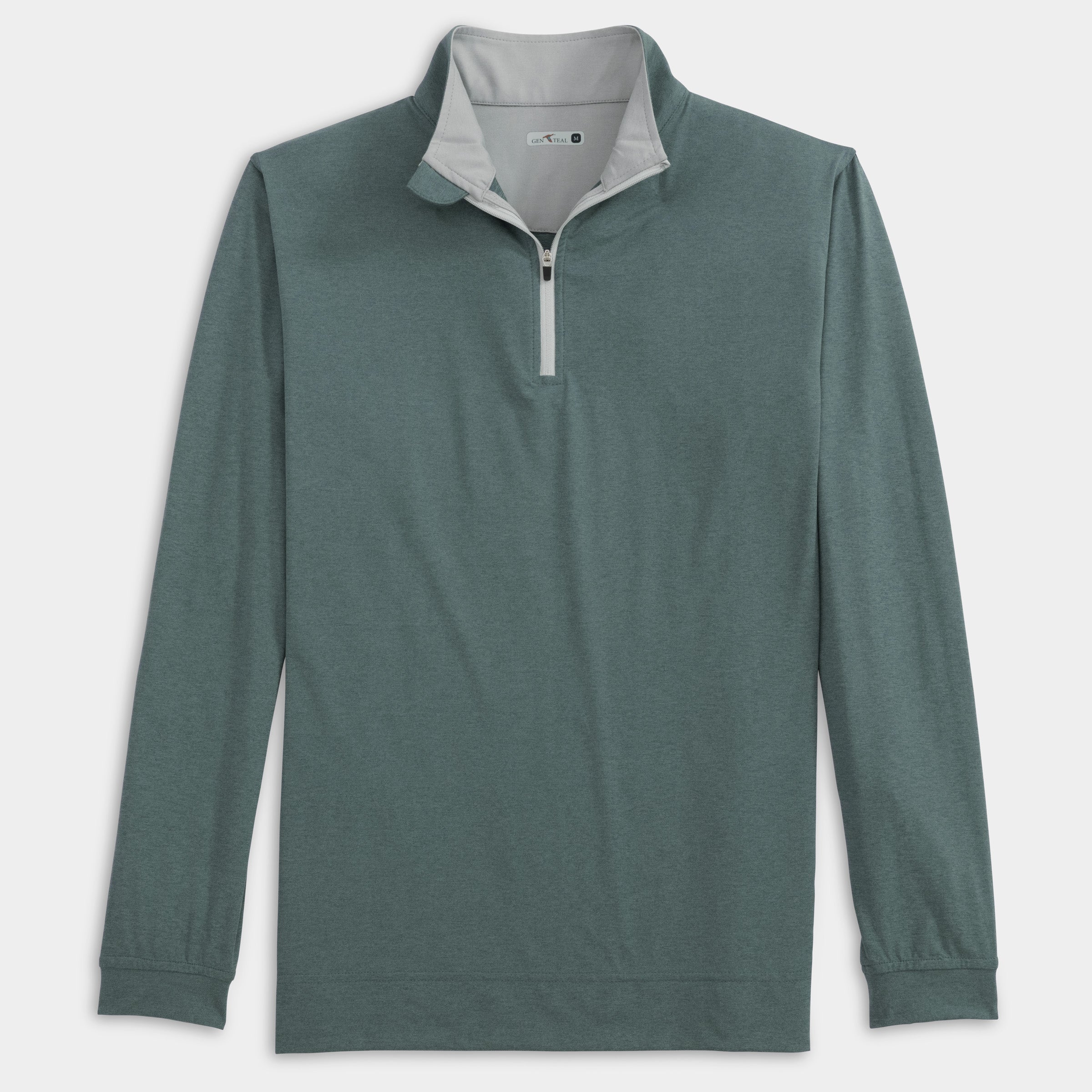 Heathered Venture Performance Quarter-Zip-GenTeal Apparel