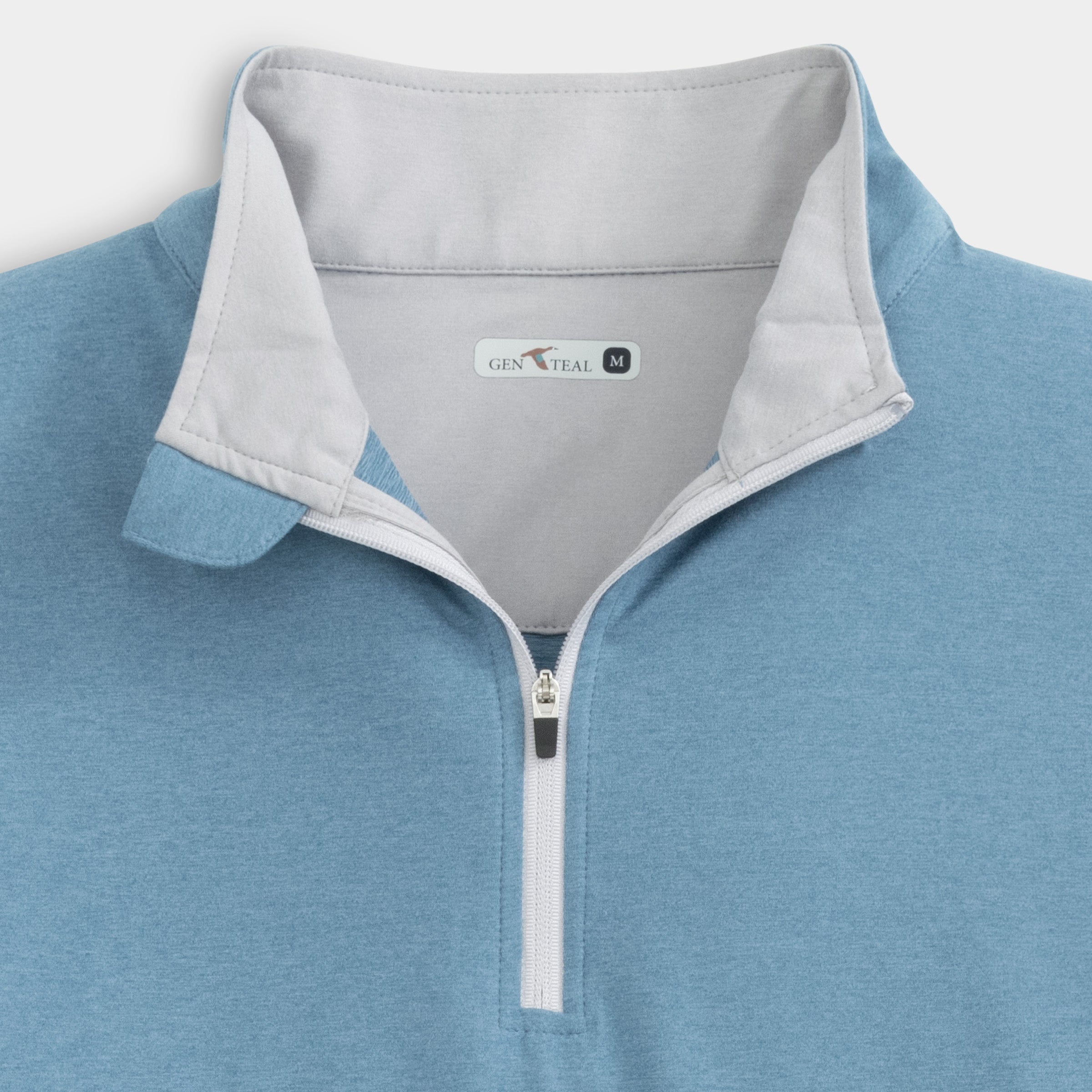 Louisiana Tech Heathered Venture Performance Quarter-Zip-GenTeal Apparel