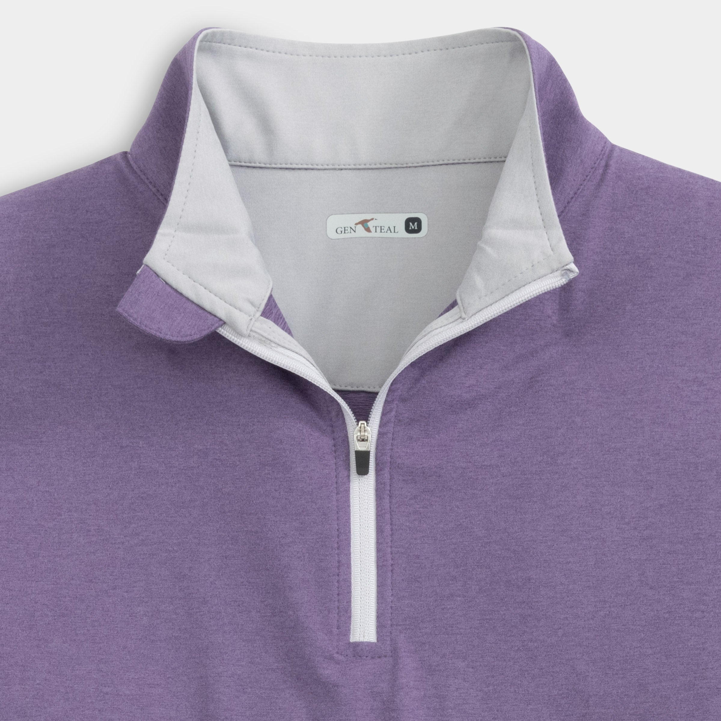 Heathered Venture Performance Quarter-Zip-GenTeal Apparel