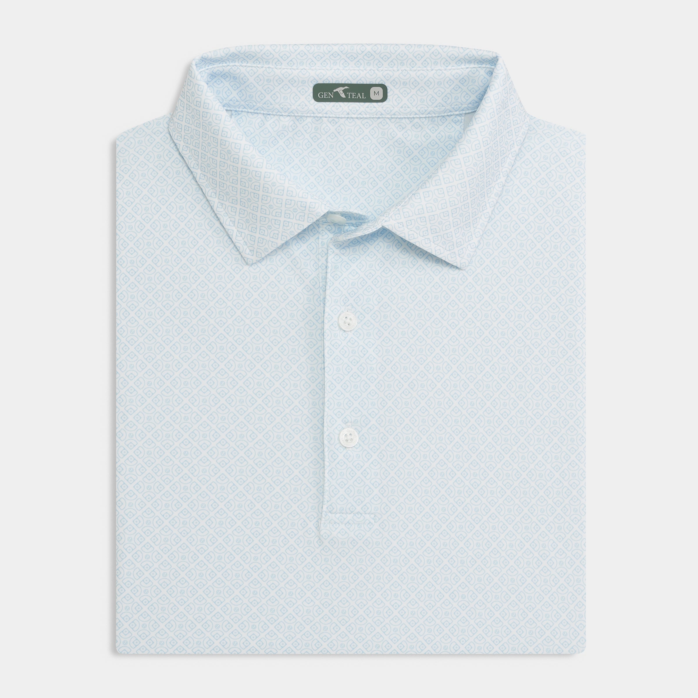 Diamonds Printed Performance Polo