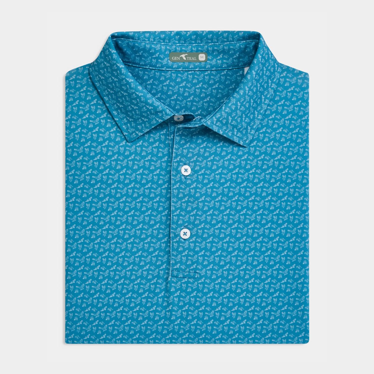 Regal Birds of Prey Printed Performance Polo