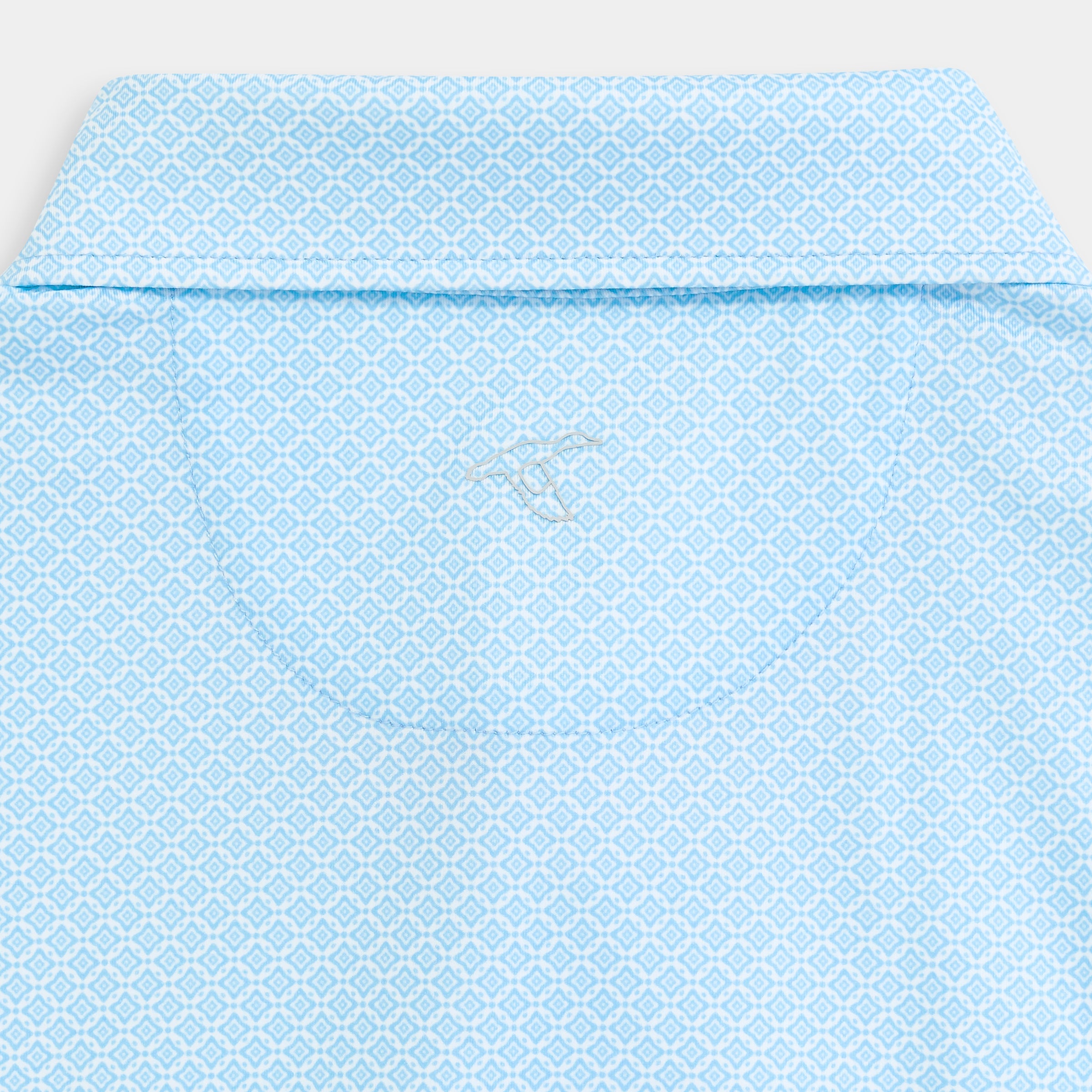 Diamond Lattice Printed Performance Polo