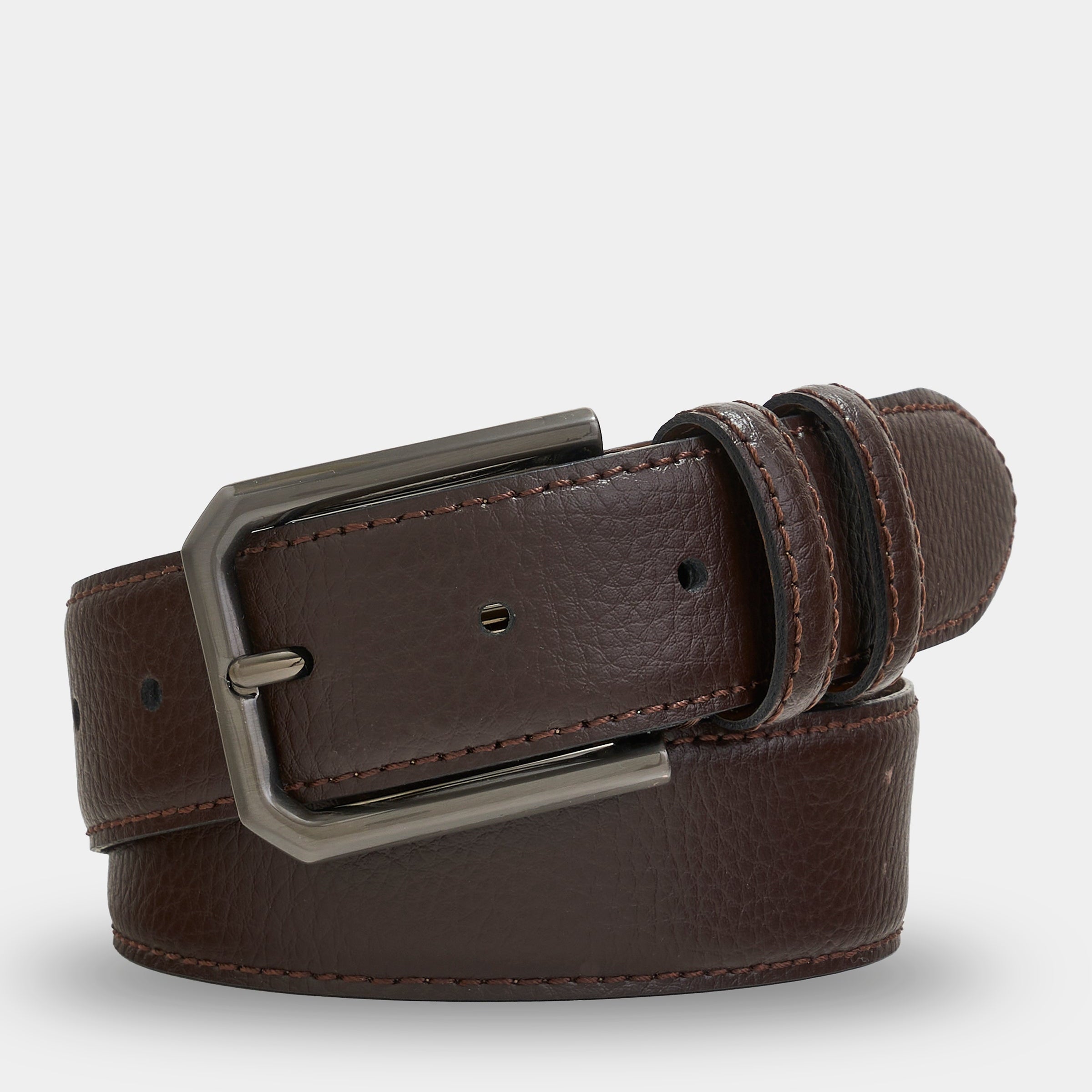 Chocolate Leather Belt