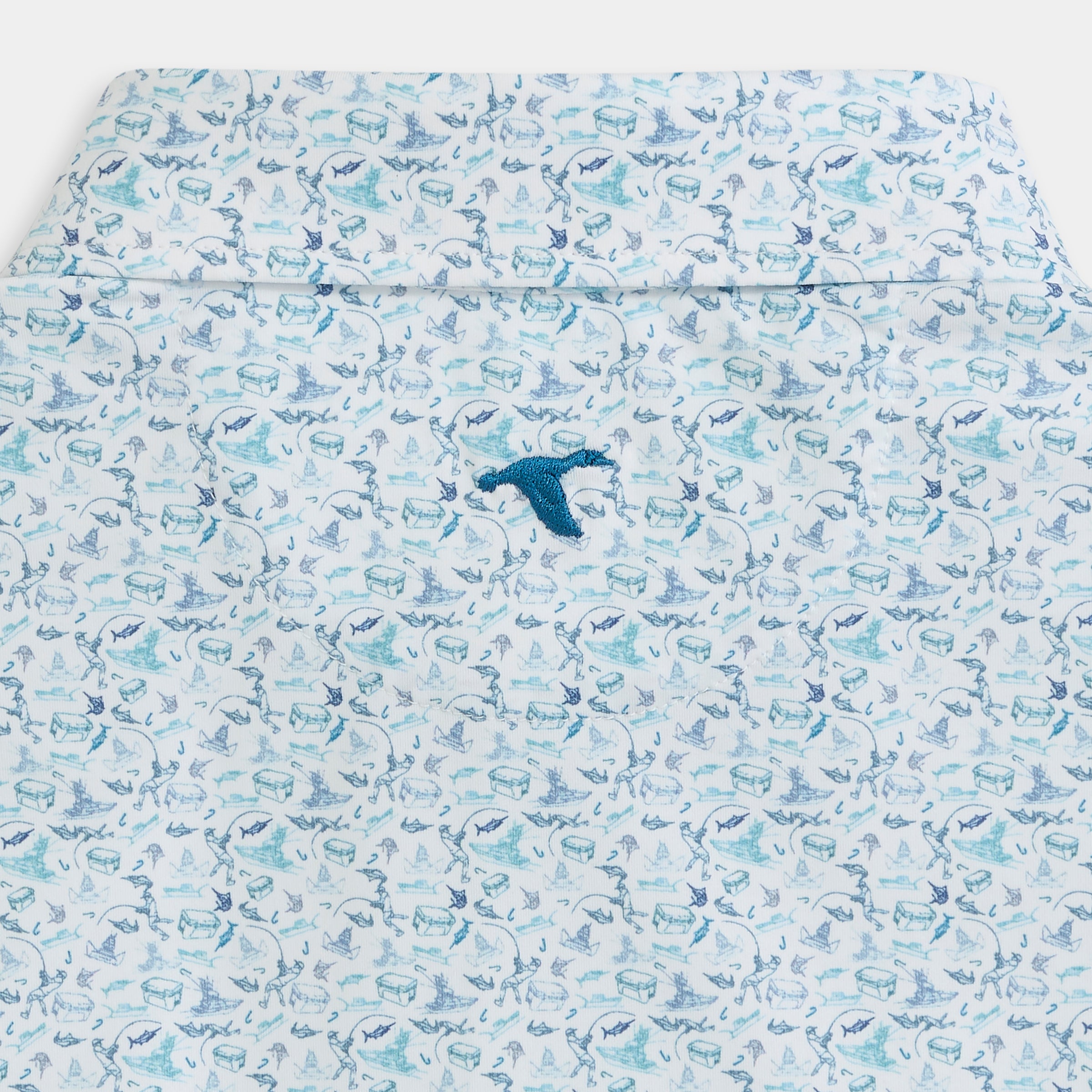 Off Shore Printed Performance Polo