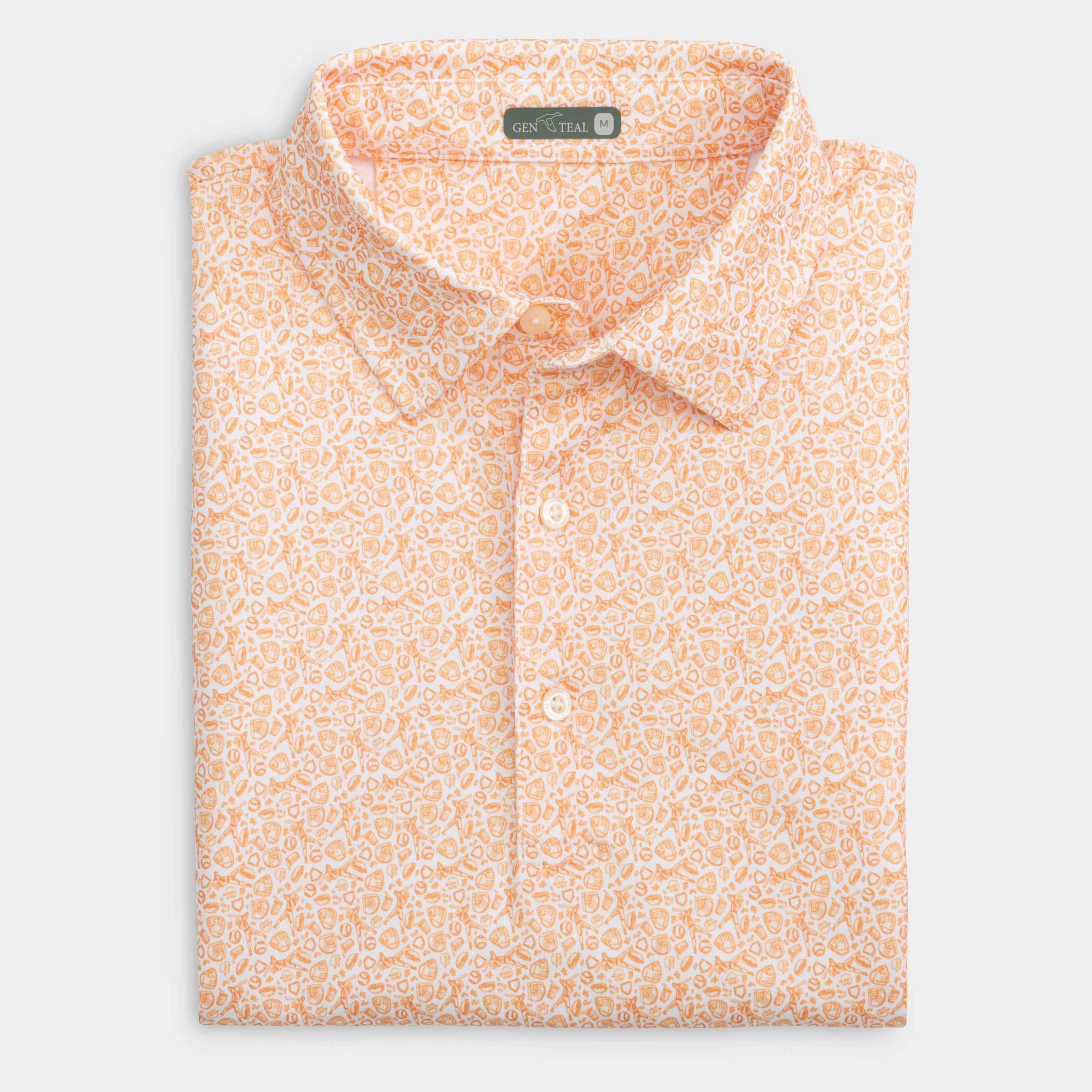 Fastball Printed Performance Polo