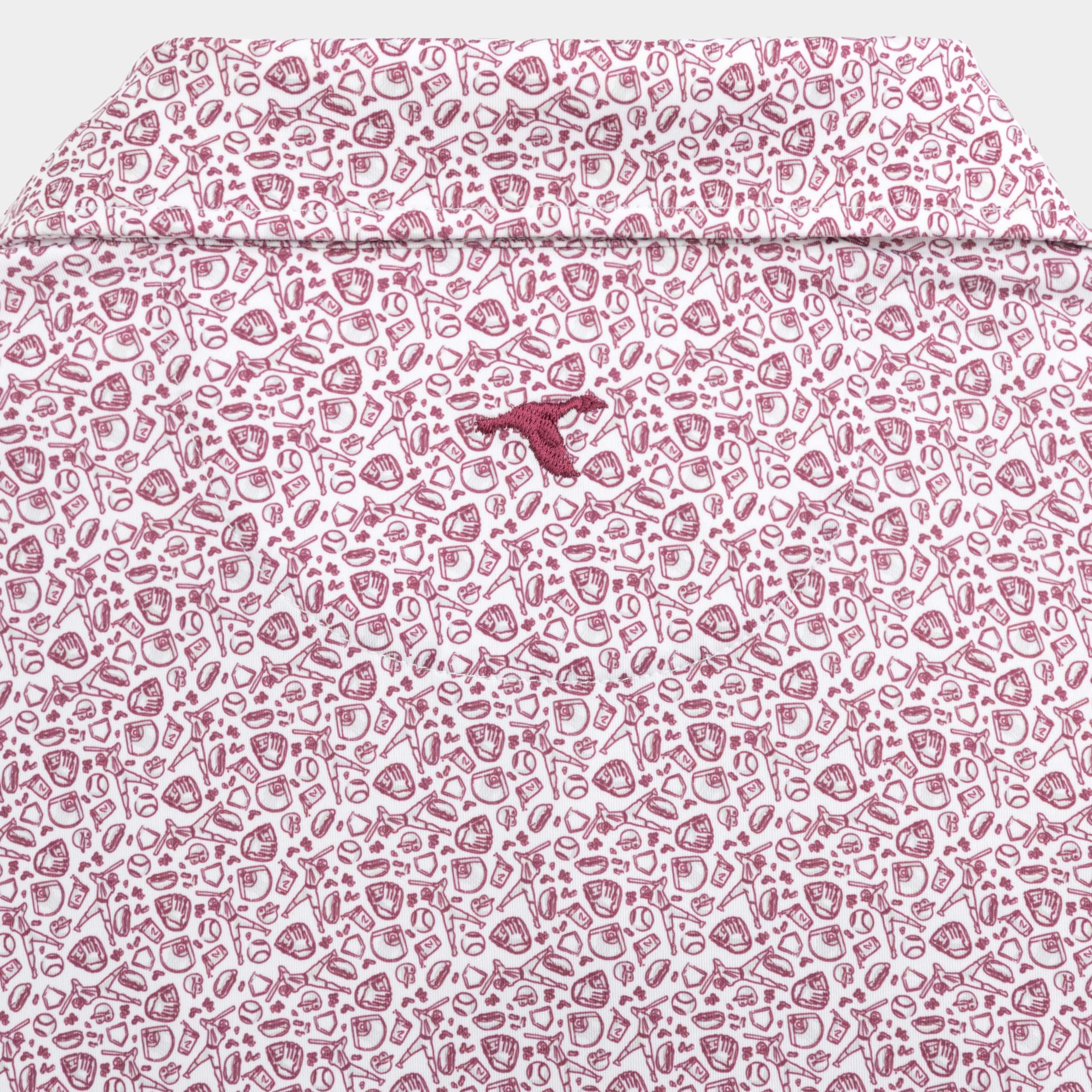 Texas A&M Fastball Printed Performance Polo