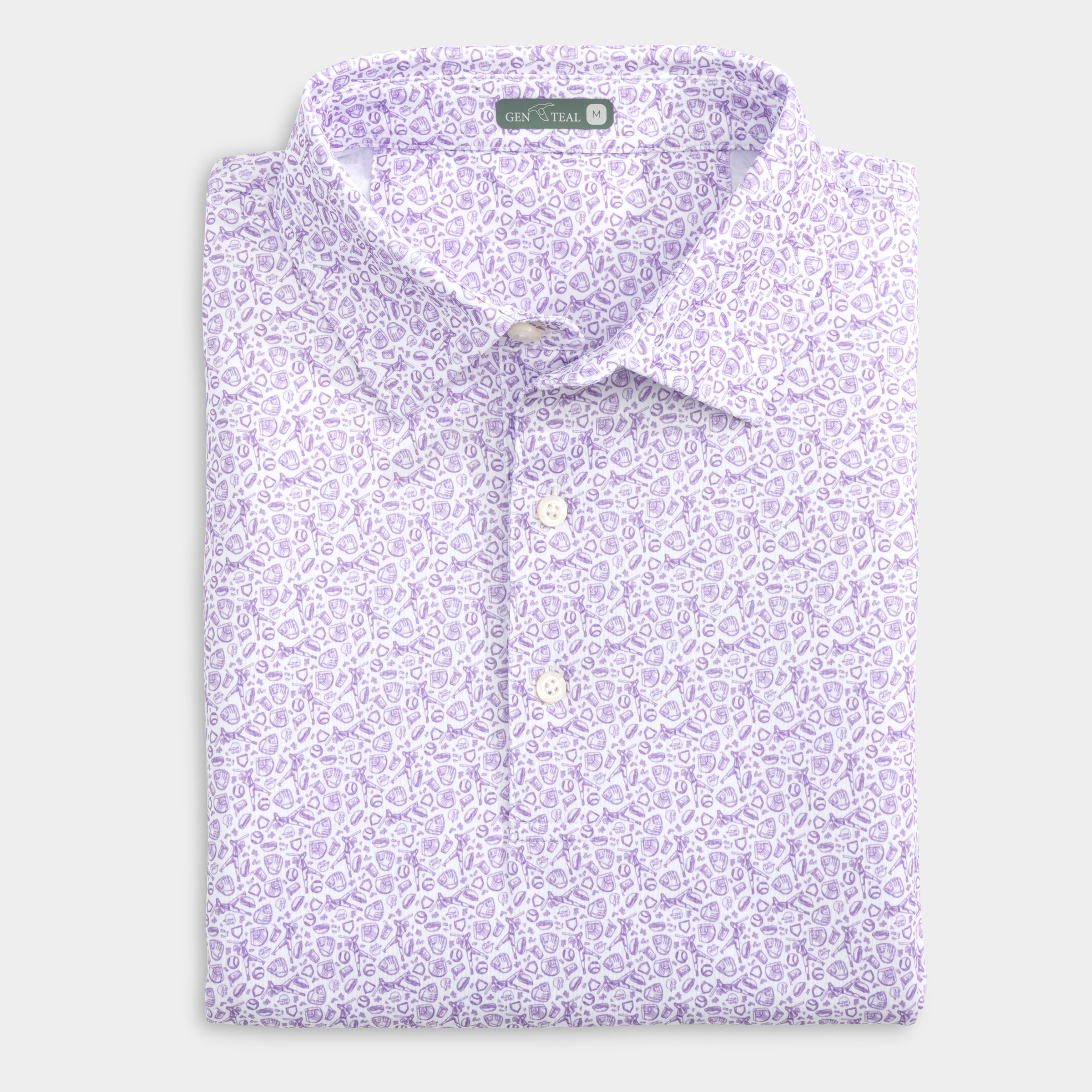Fastball Printed Performance Polo