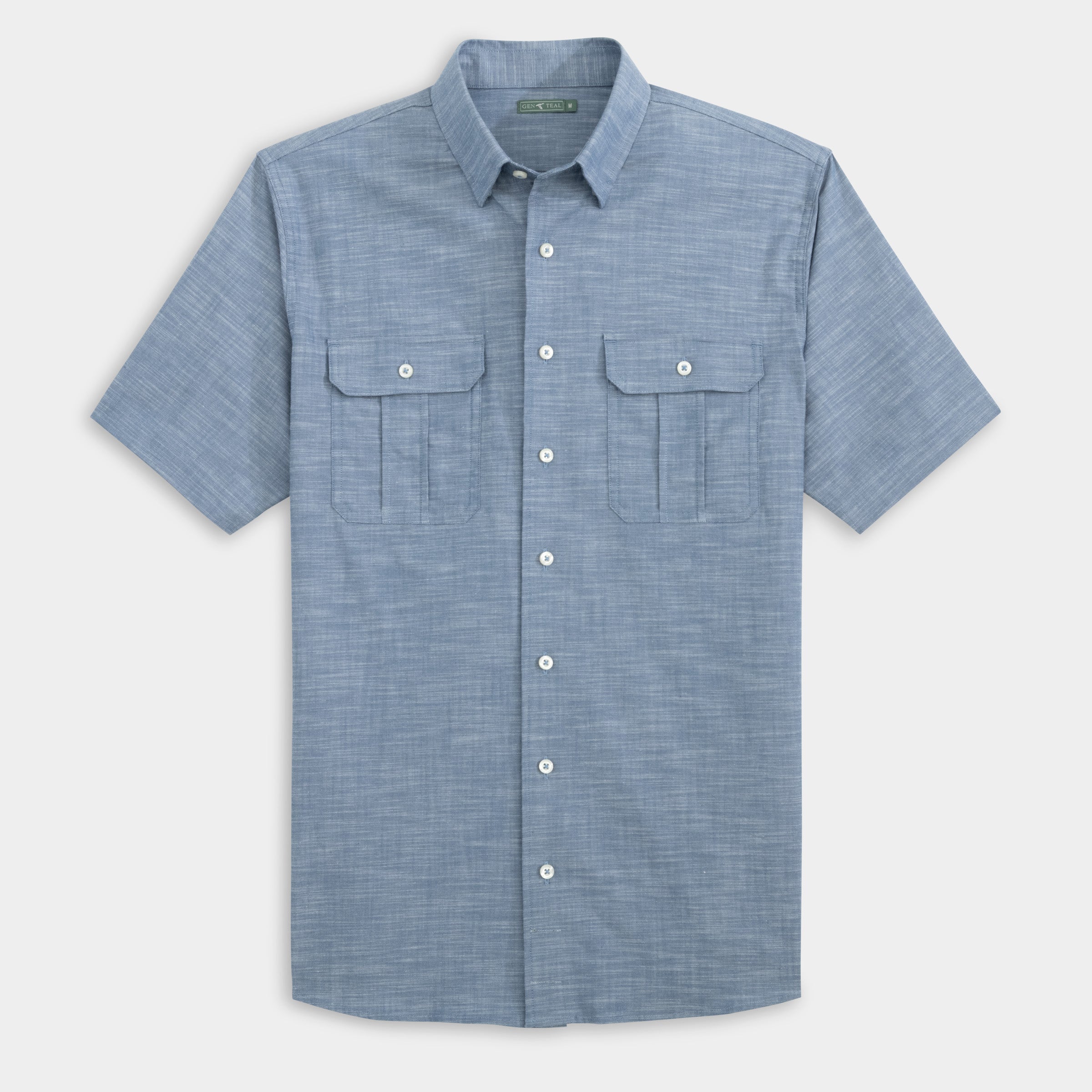 Parker Cotton/Tencel Short Sleeve Sport Shirt