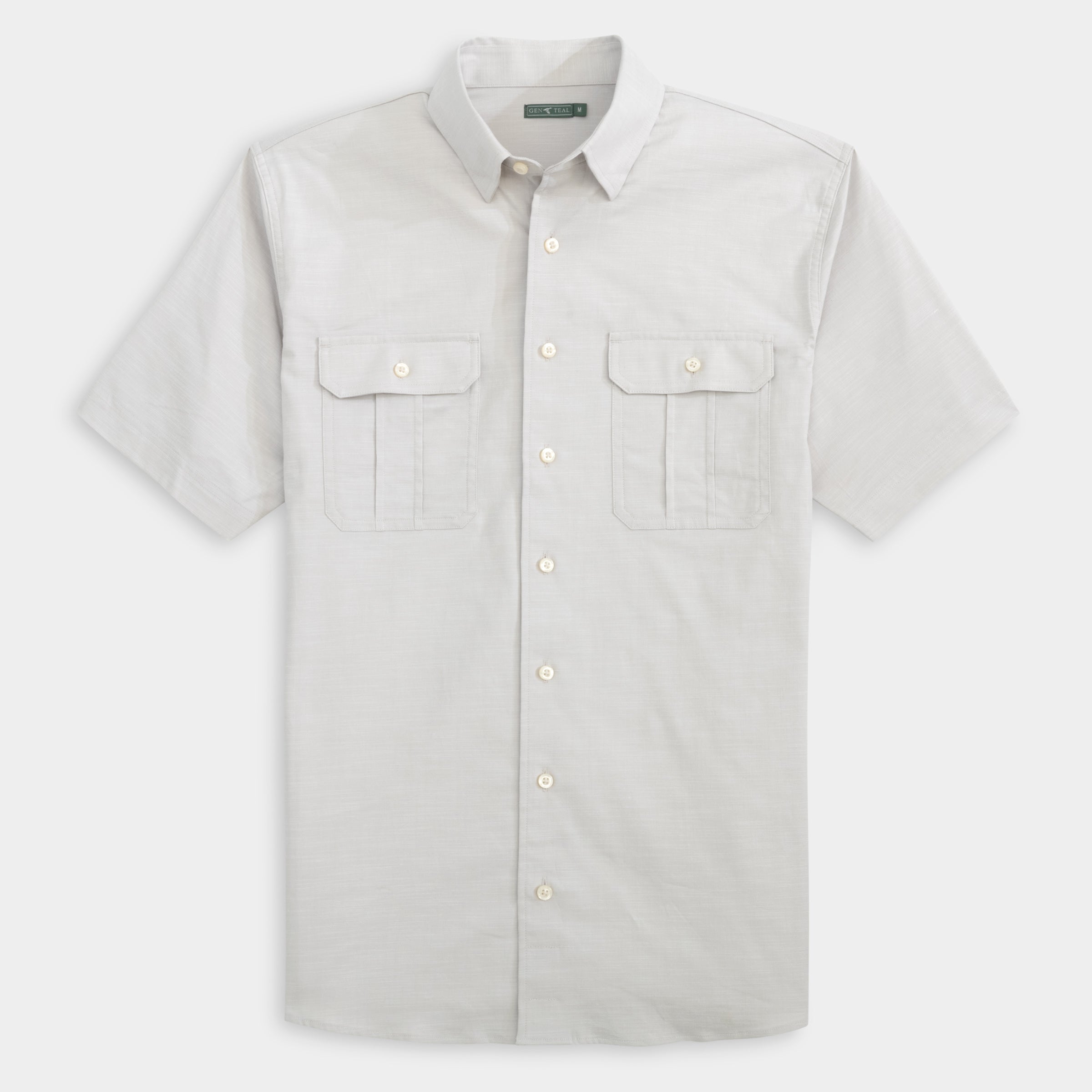 Parker Cotton/Tencel Short Sleeve Sport Shirt