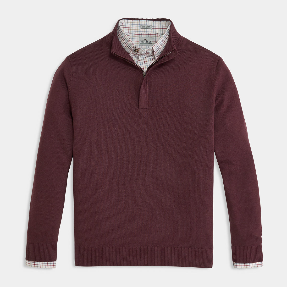 Mauvewood Regent Quarter-Zip Sweater