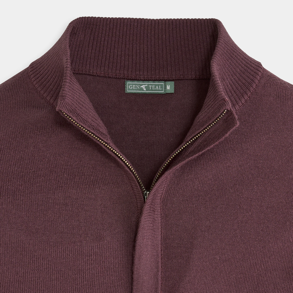Mauvewood Regent Quarter-Zip Sweater