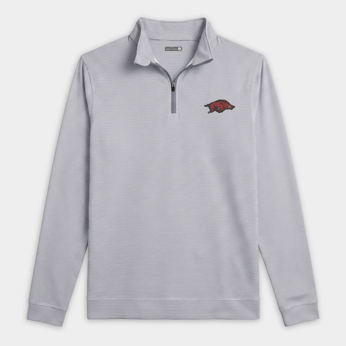 Arkansas Pinstripe Venture Performance Quarter-Zip