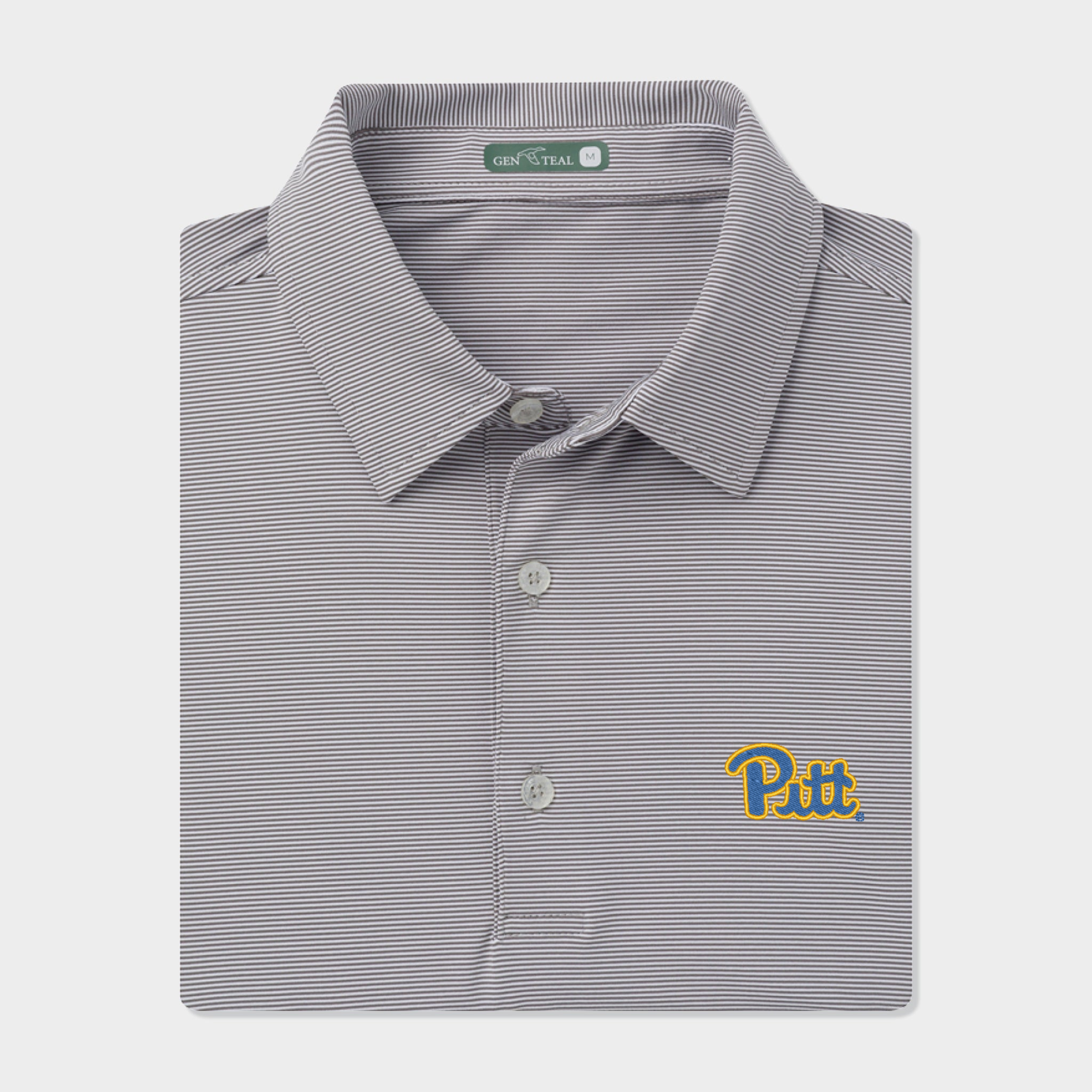 Pitt Pinstripe Performance Polo