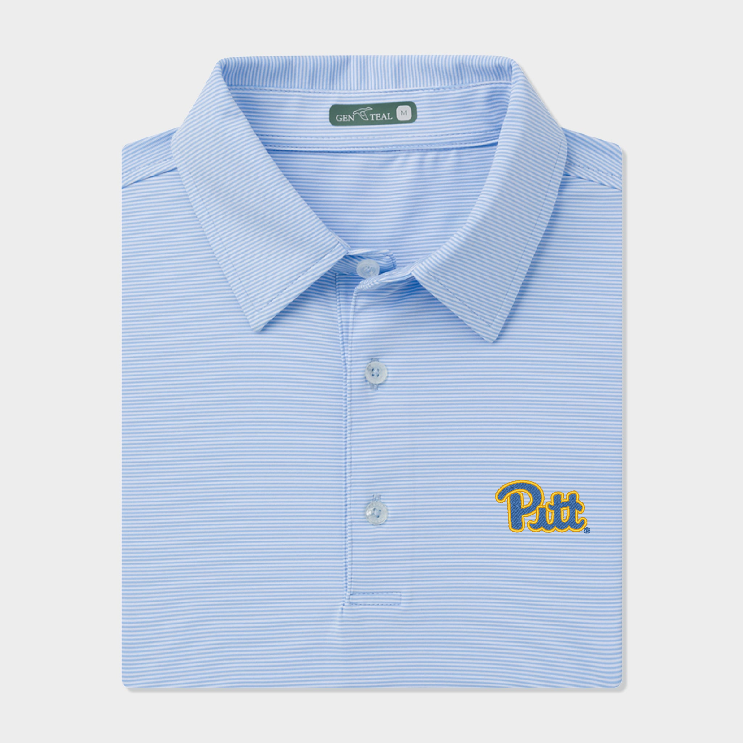 Pitt Pinstripe Performance Polo