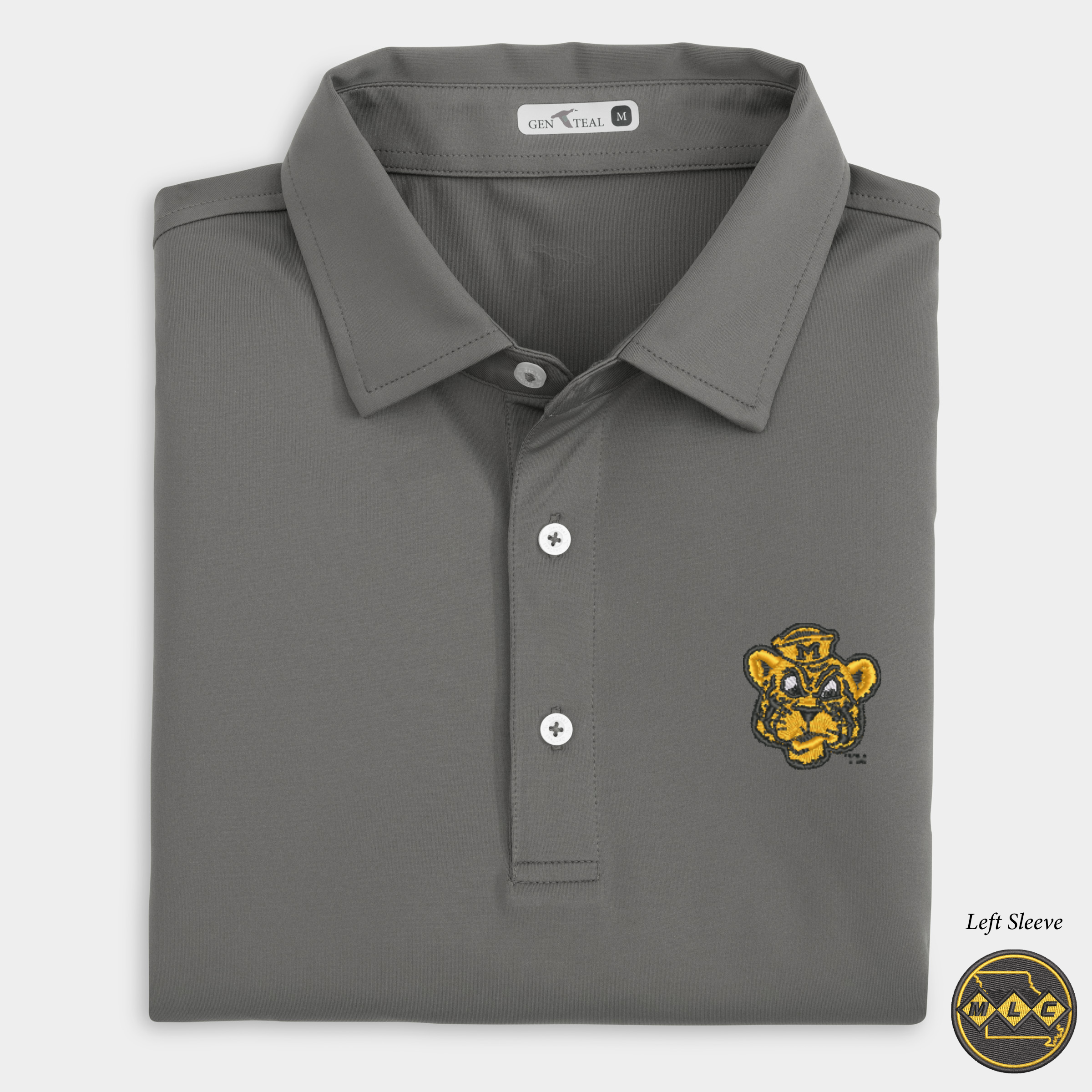 MLC Missouri Sailor Tiger Solid Performance Polo