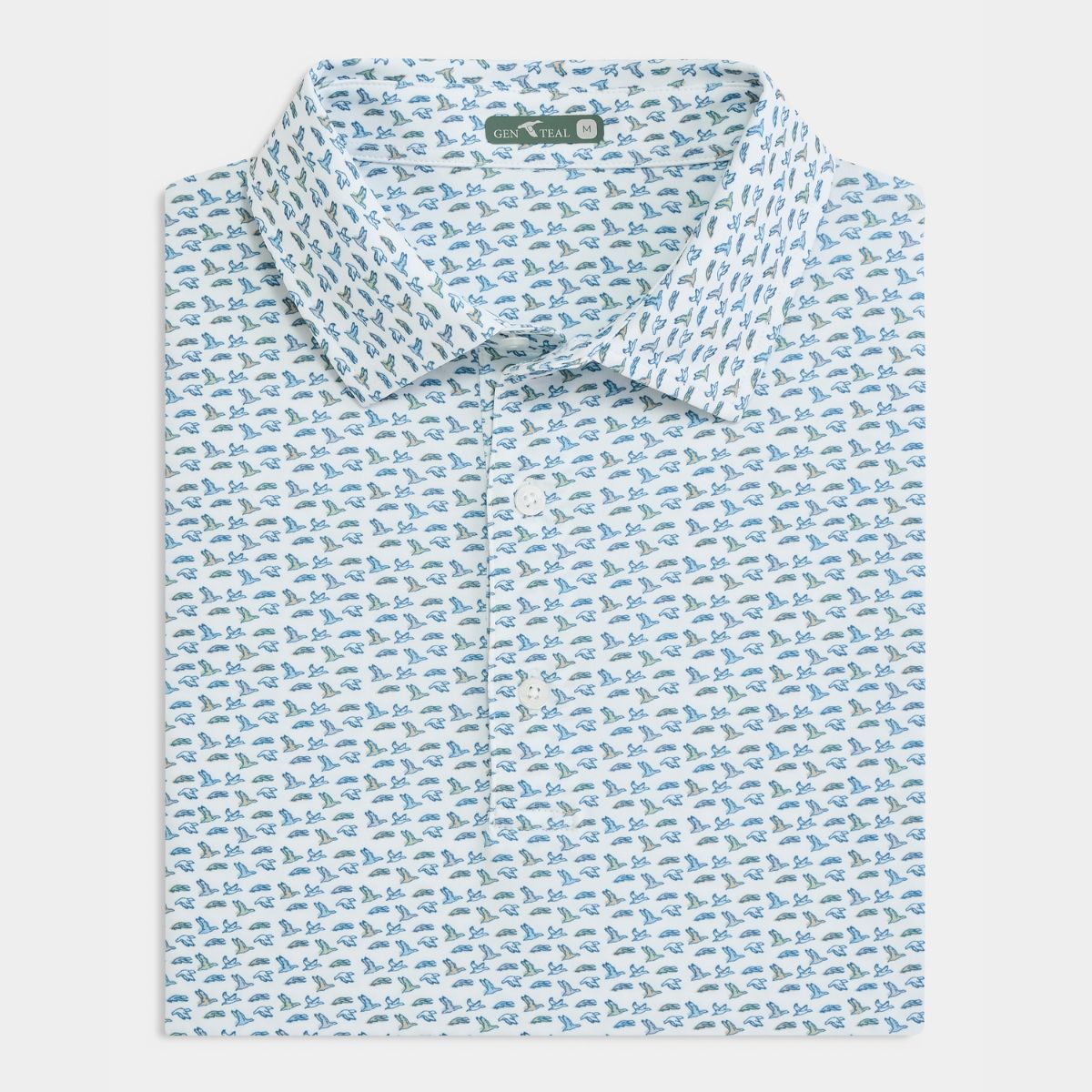 Youth Soaring Silhouettes Printed Performance Polo