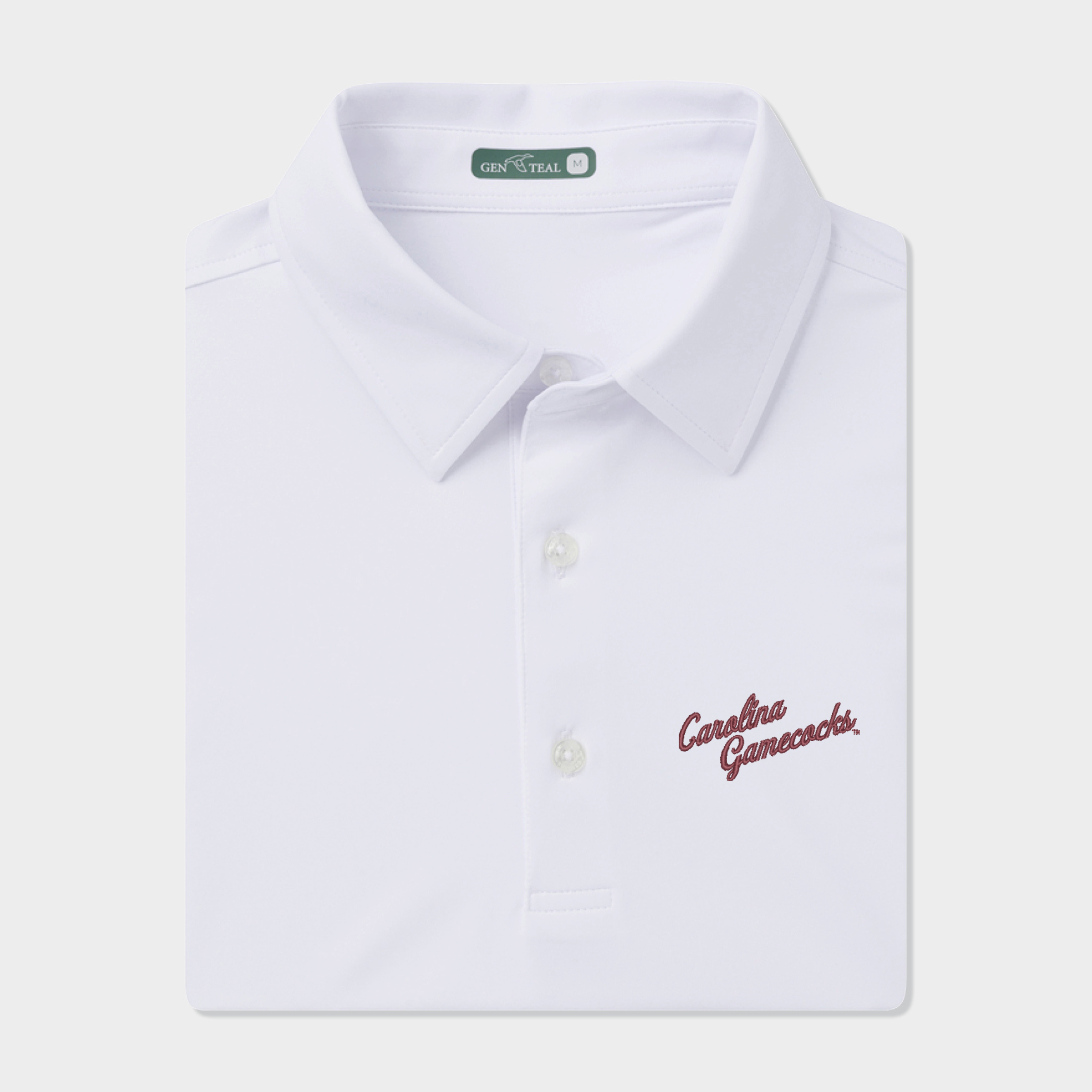 South Carolina Vault Gamecocks Script Solid Performance Polo
