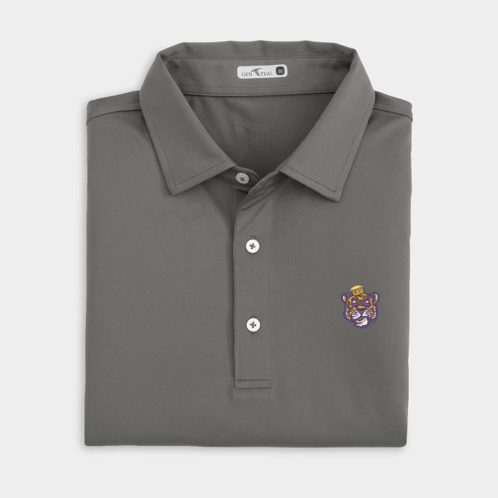 LSU Vault Solid Performance Polo