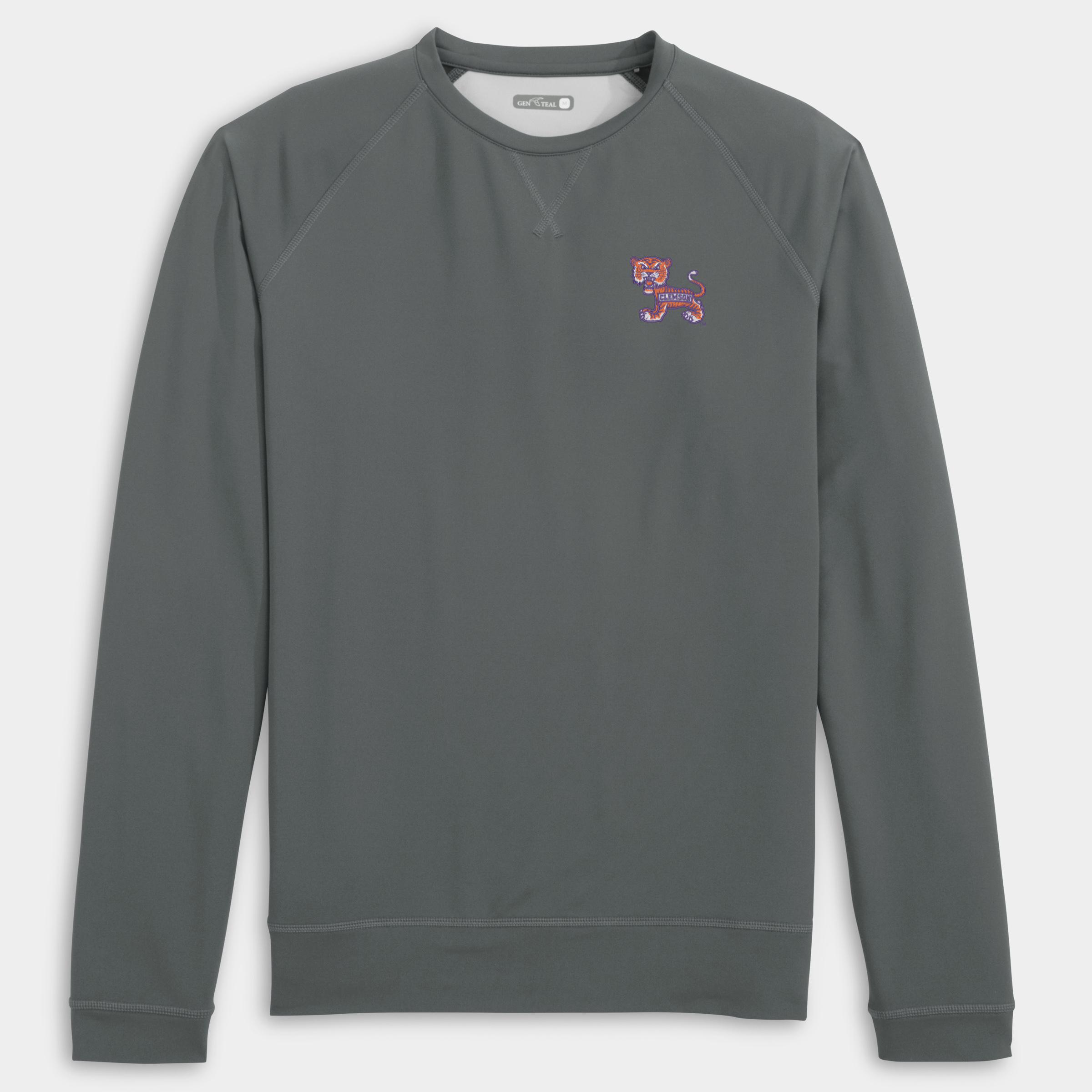 Clemson Vault Banner Tiger Venture Performance Crewneck