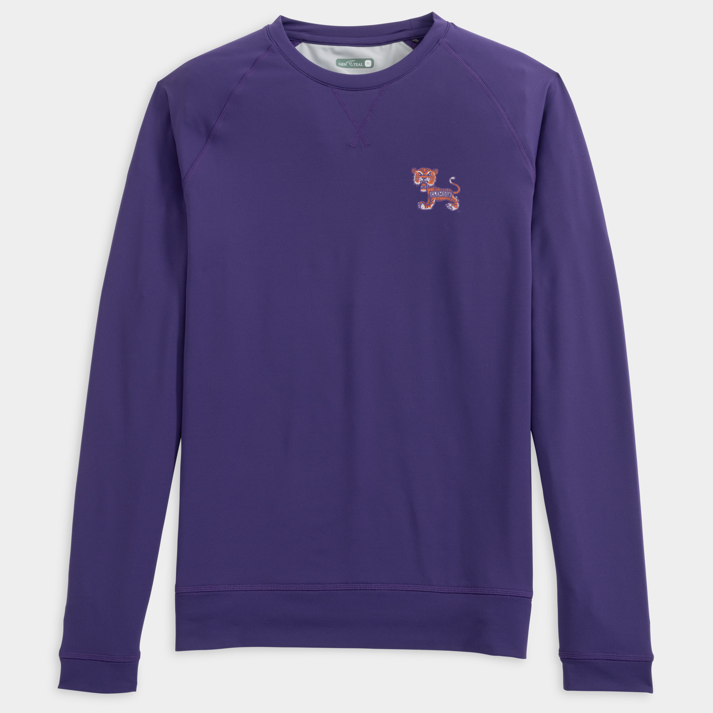 Clemson Vault Banner Tiger Venture Performance Crewneck