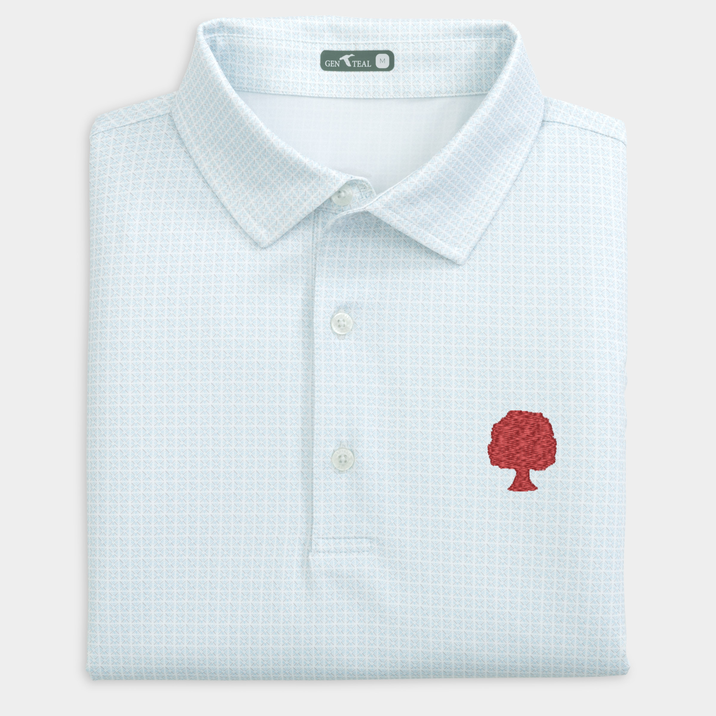 Grove Collective Tile Printed Performance Polo