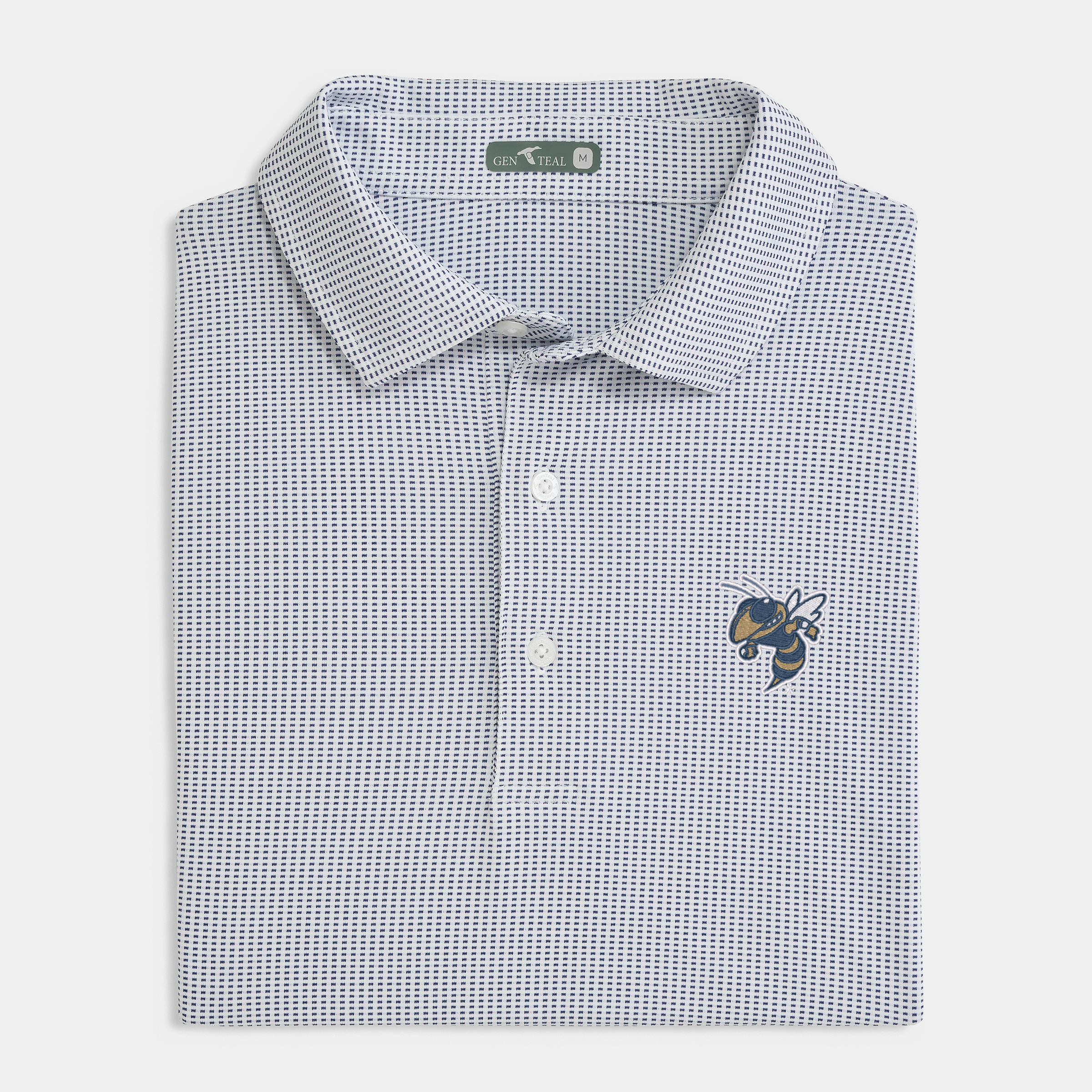 Georgia Tech Yellowjackets Jacquard Performance Polo