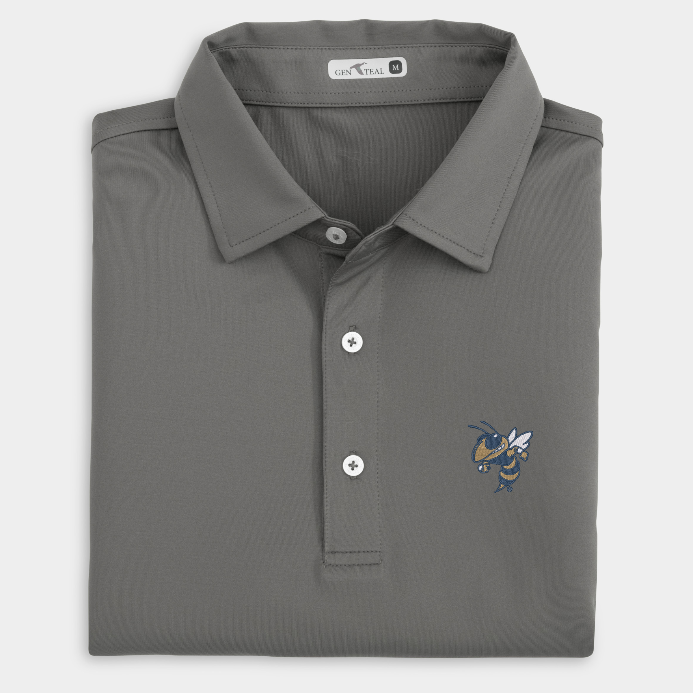 Georgia Tech Yellowjackets Solid Performance Polo