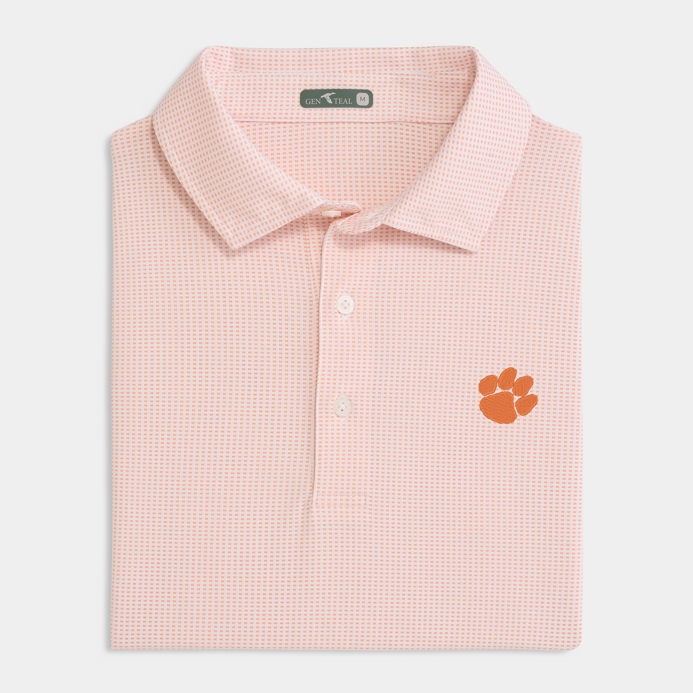 Clemson Jacquard Performance Polo