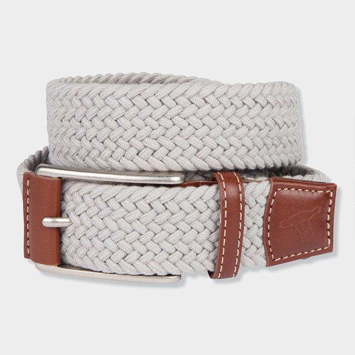 mens braided belt